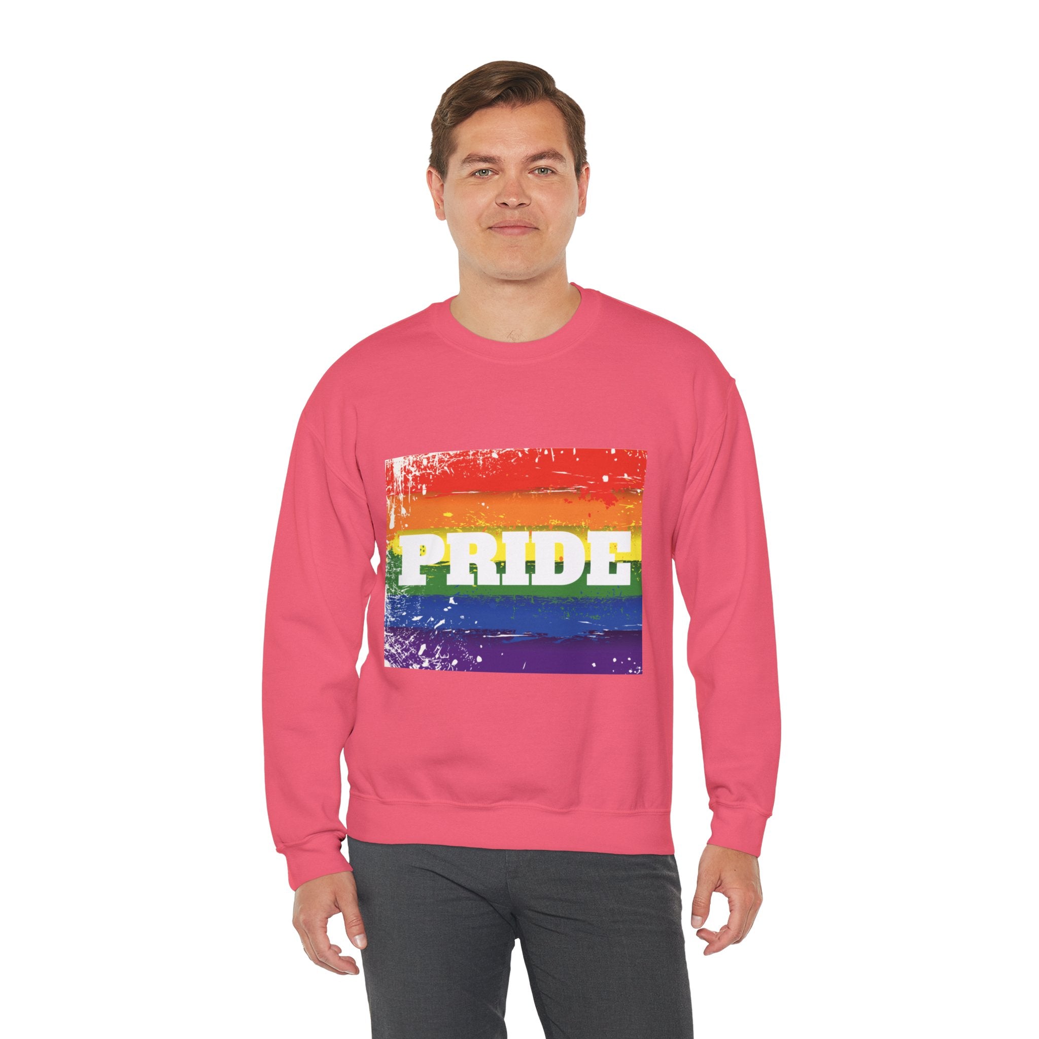 Pride Rainbow Unisex Crewneck Sweatshirt