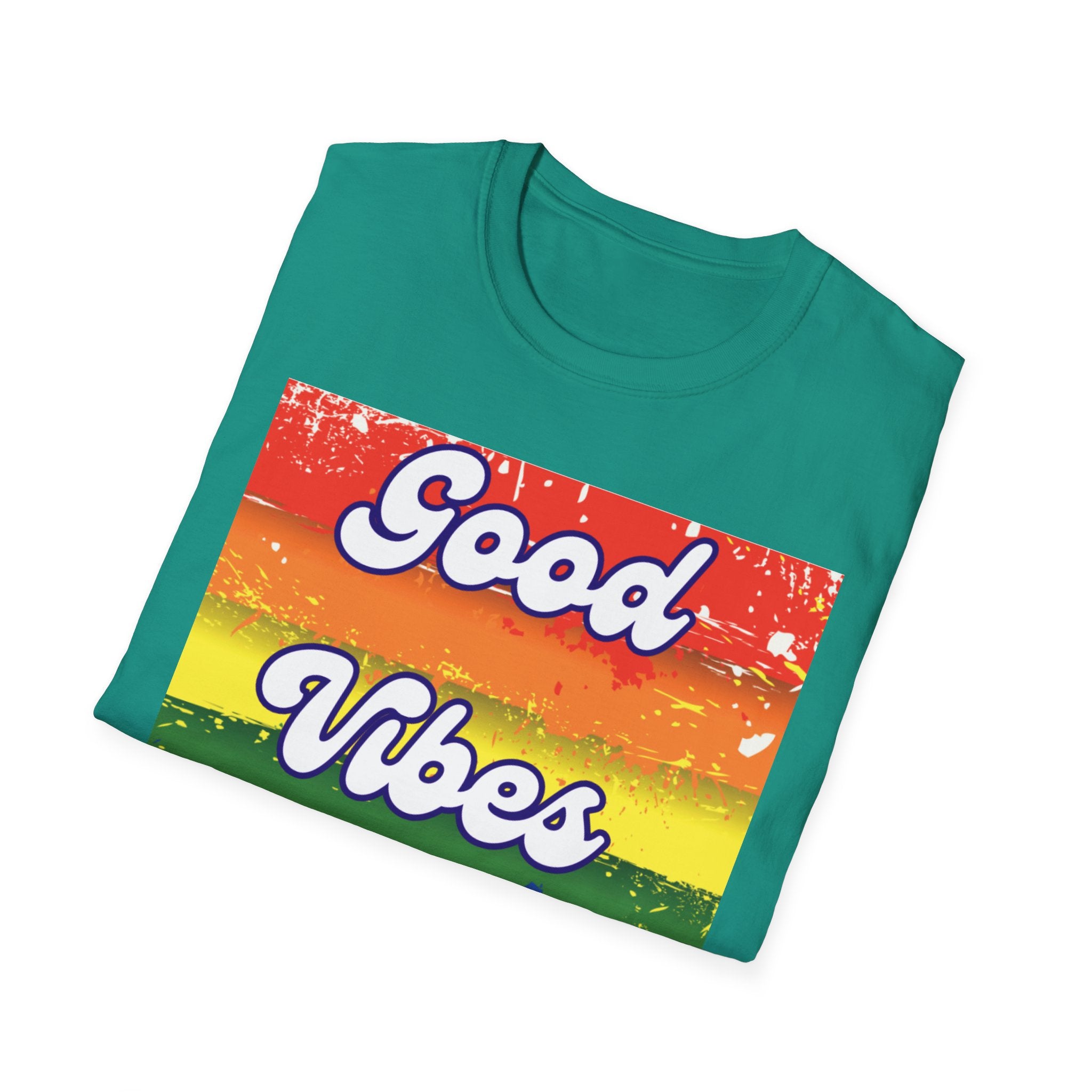 Good Vibes Only White Unisex Softstyle T-Shirt