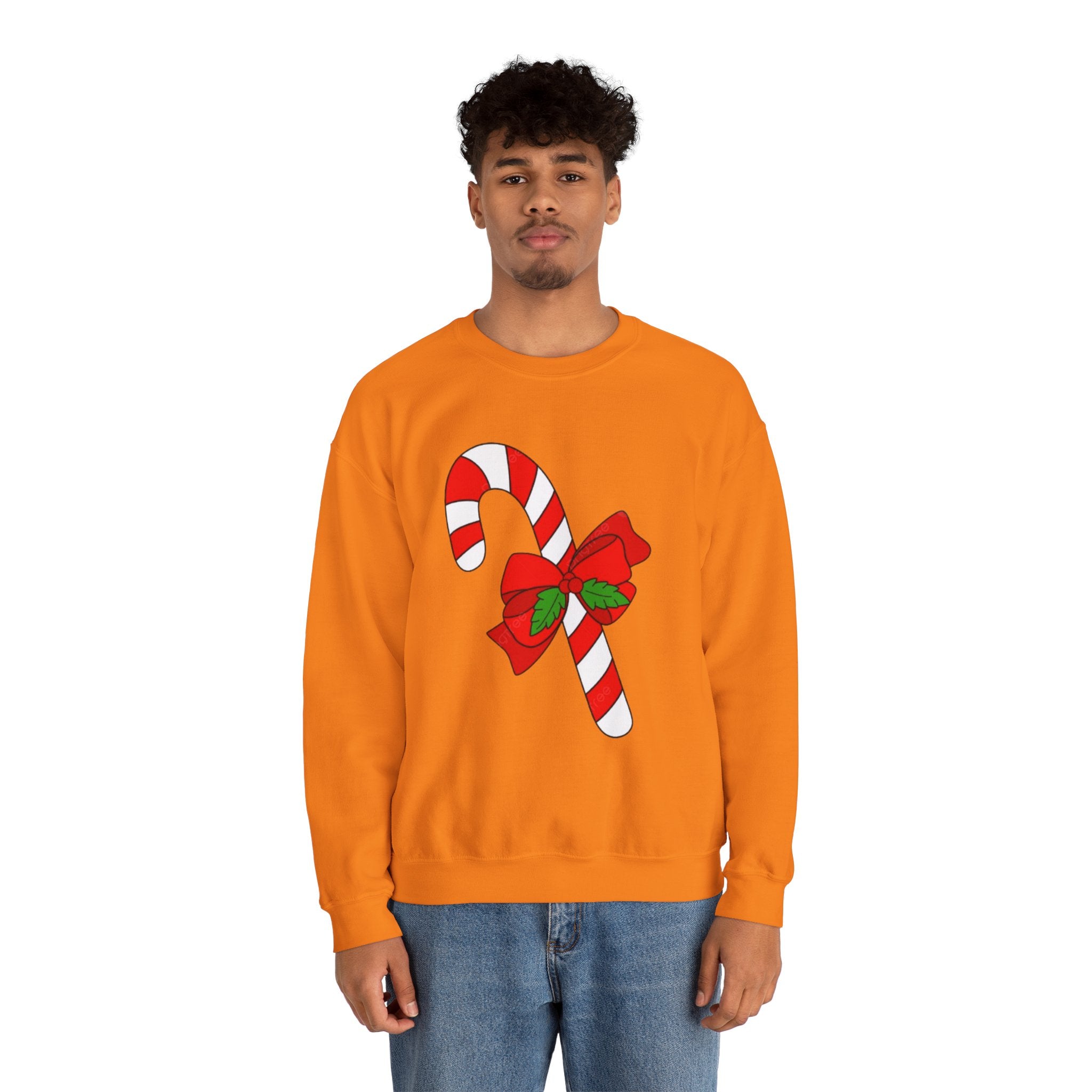 Candy Cane Holiday Unisex Heavy Blend™ Crewneck Sweatshirt