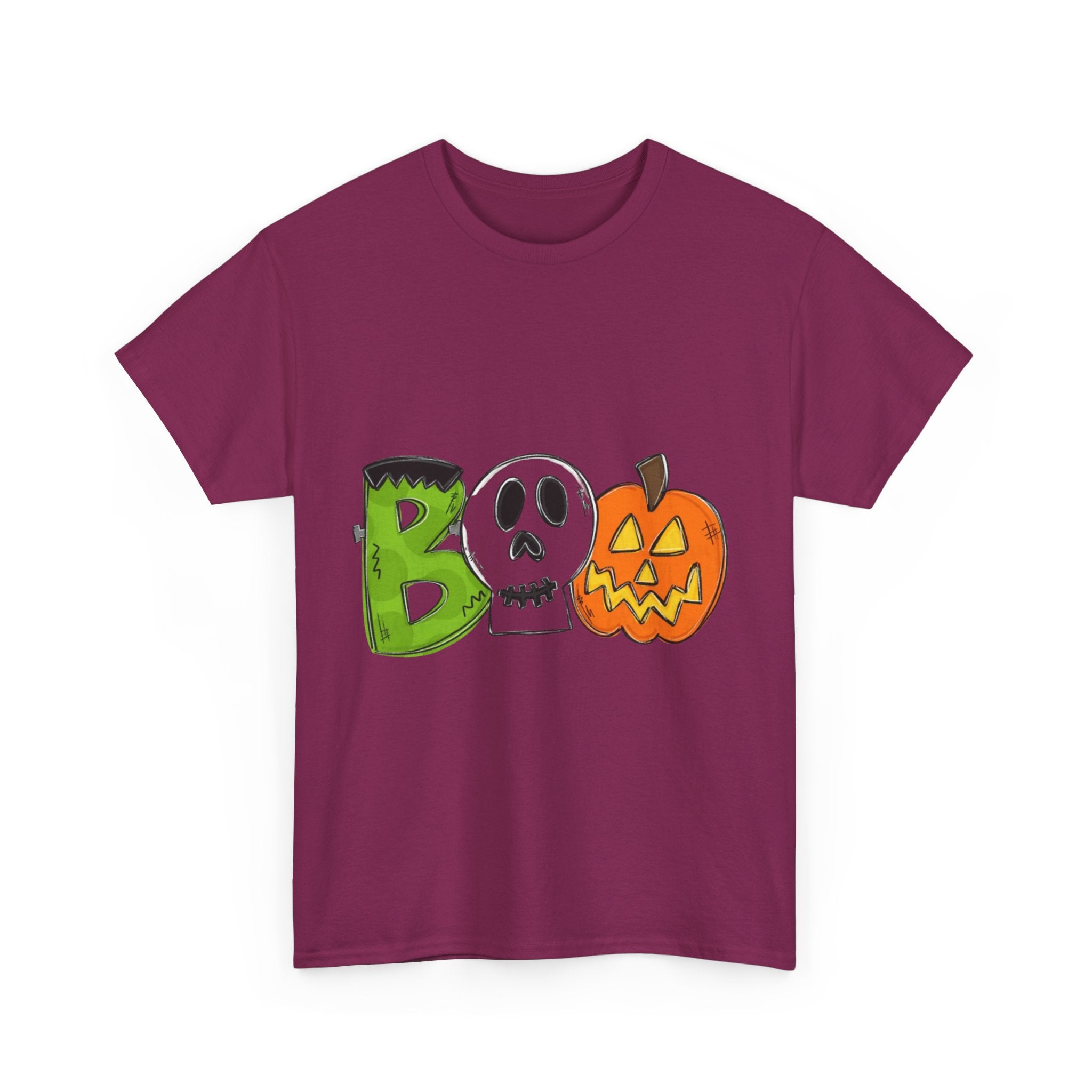 Halloween BOO Unisex Heavy Cotton T-Shirt