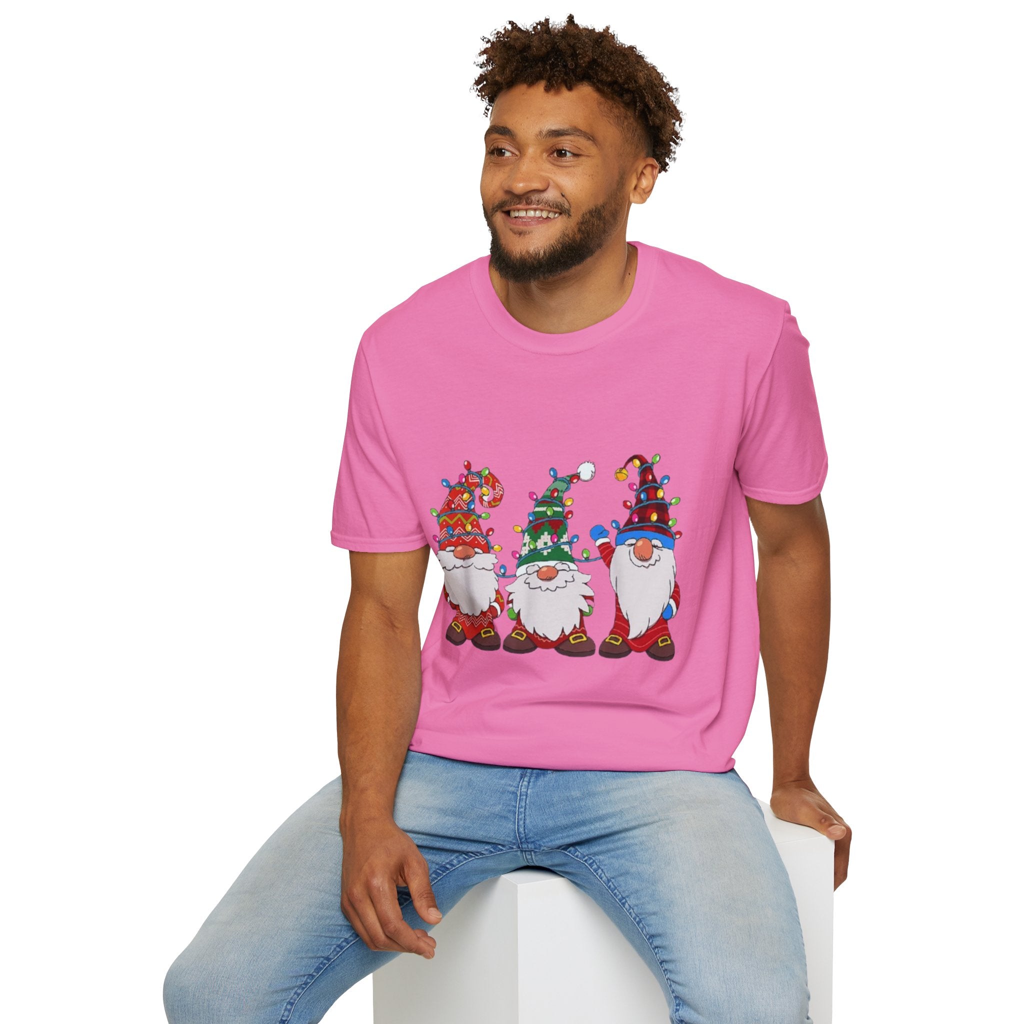 Christmas Gnome Unisex Softstyle T-Shirt