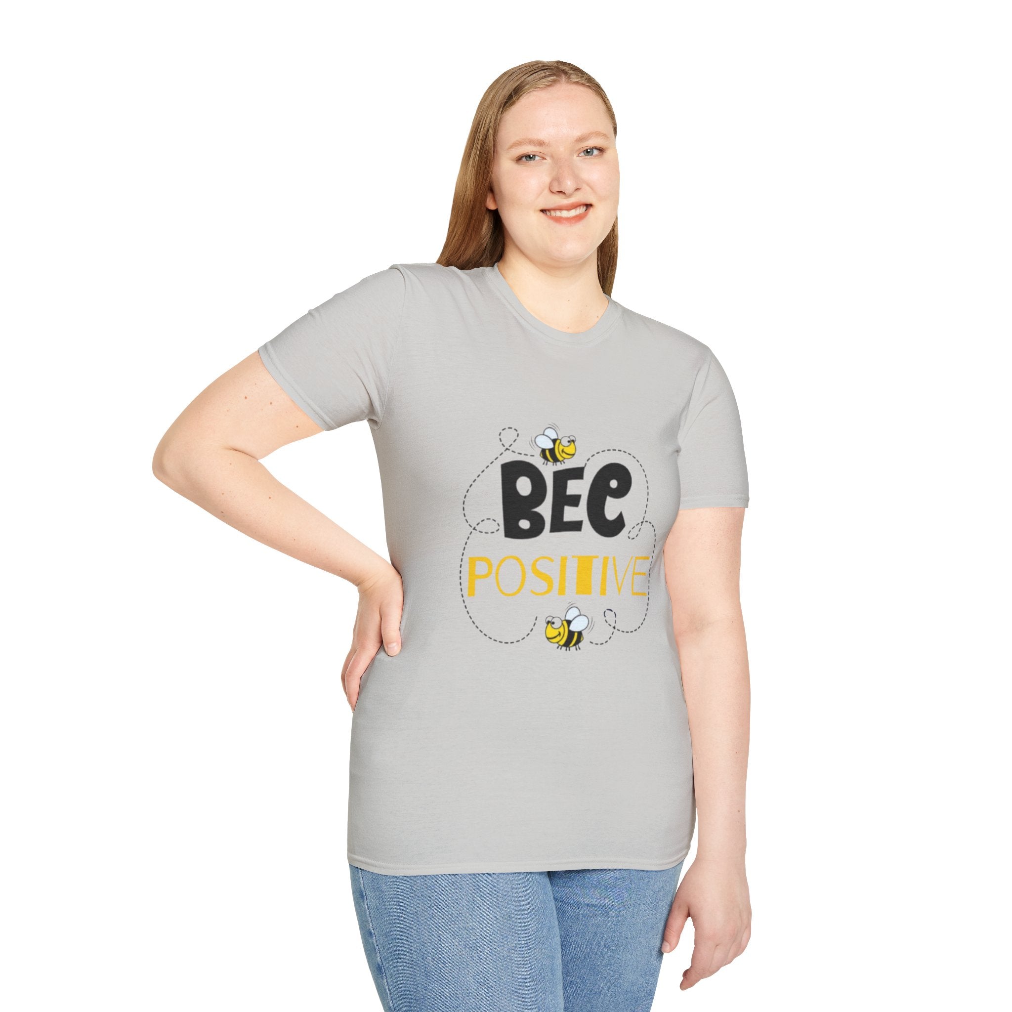 Bee Positive Unisex Softstyle T-Shirt