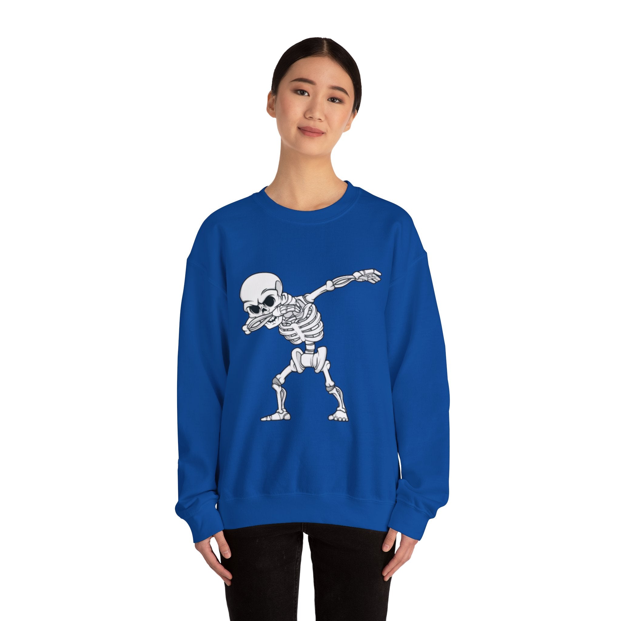 Dabbing Skeleton Unisex Crewneck Sweatshirt