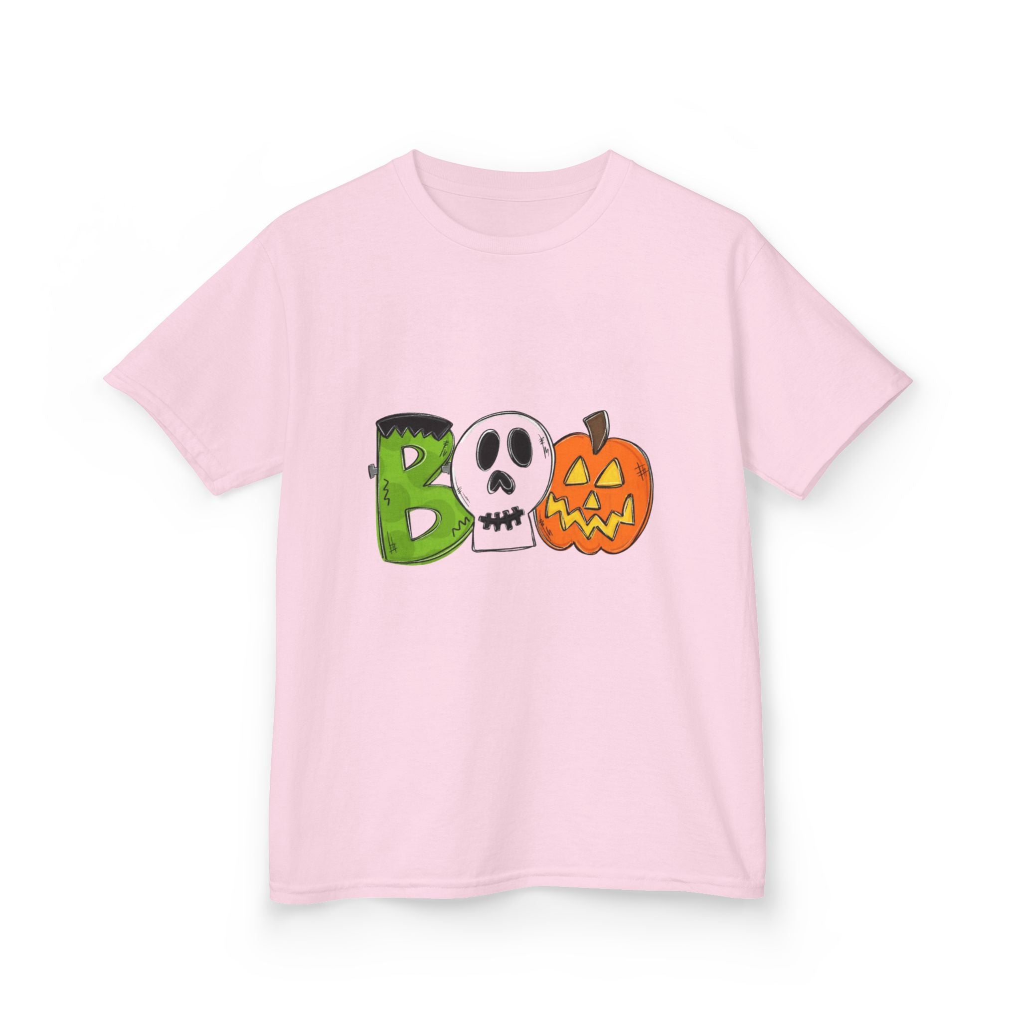 Halloween BOO Kids Short Sleeve T-Shirt