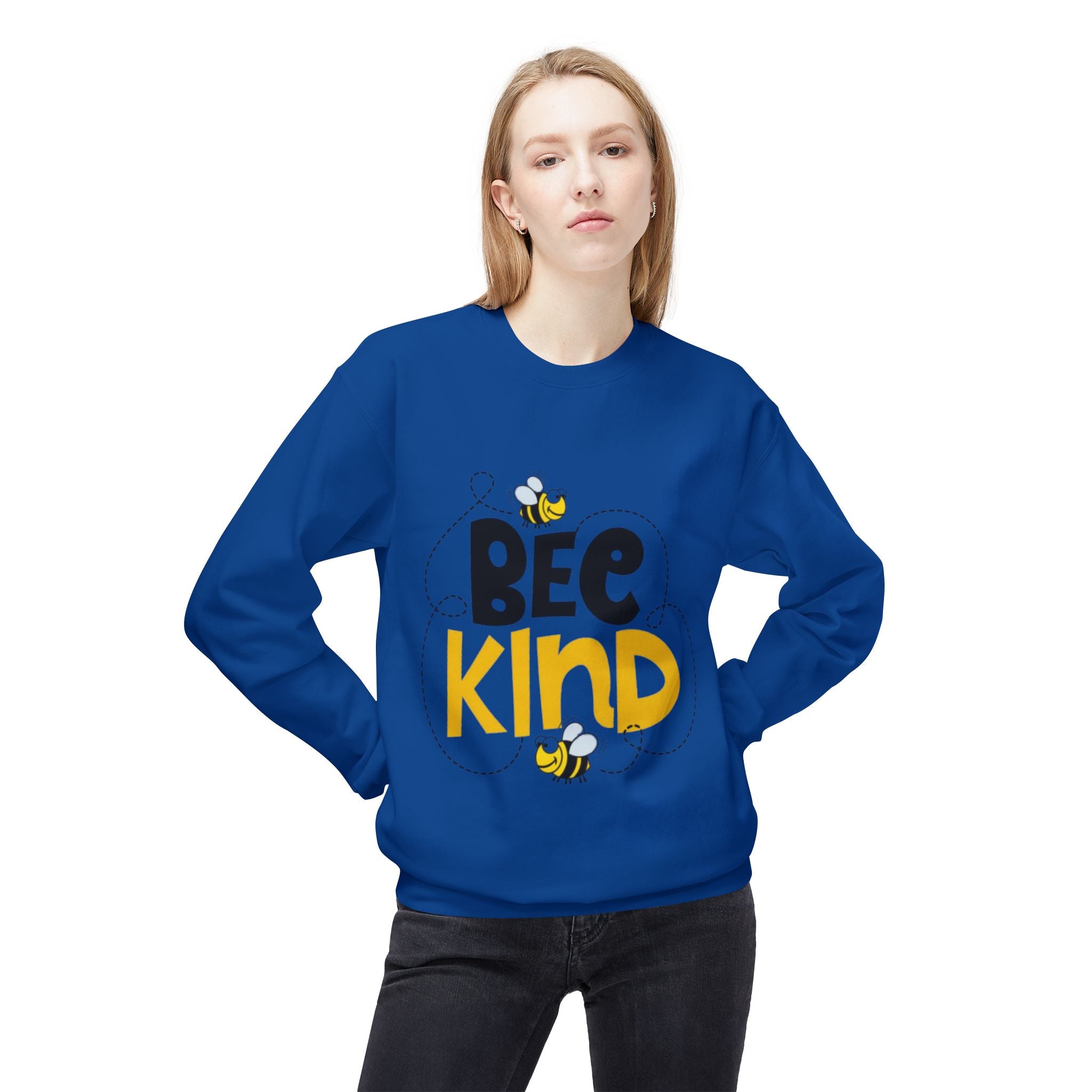 Bee Kind Unisex Midweight Fleece Crewneck Sweatshirt