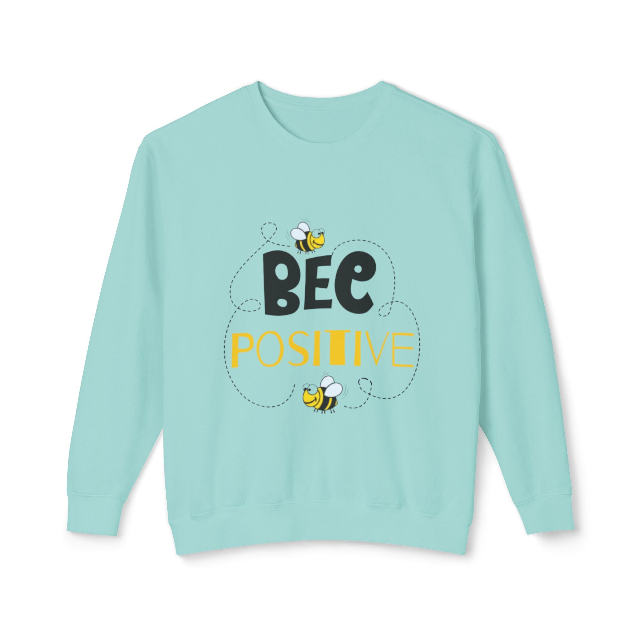 Bee Positive Unisex Lightweight Crewneck Sweatshirt