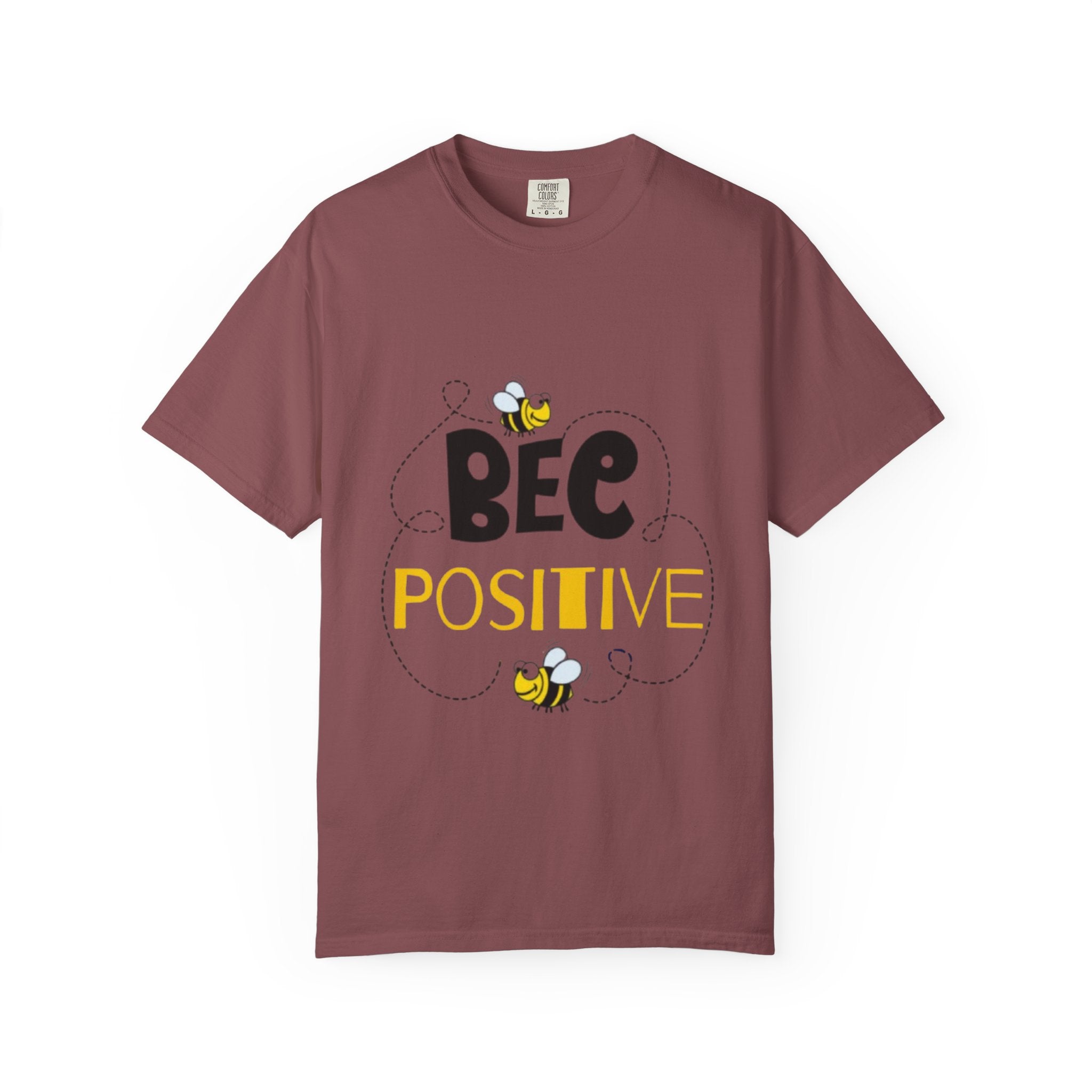 Bee Positive Unisex Garment-Dyed T-Shirt