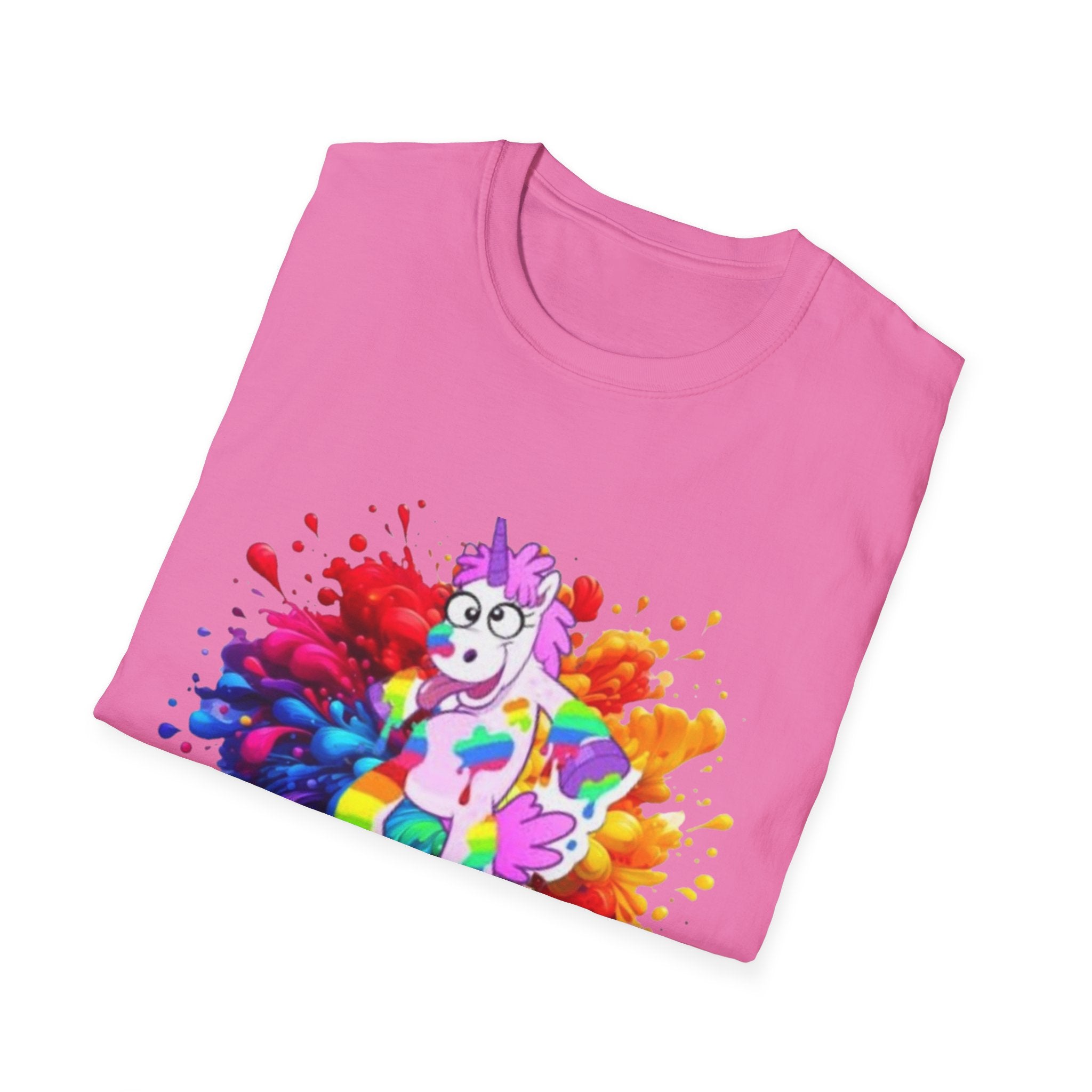 Drunk With Color Unicorn Unisex Softstyle T-Shirt