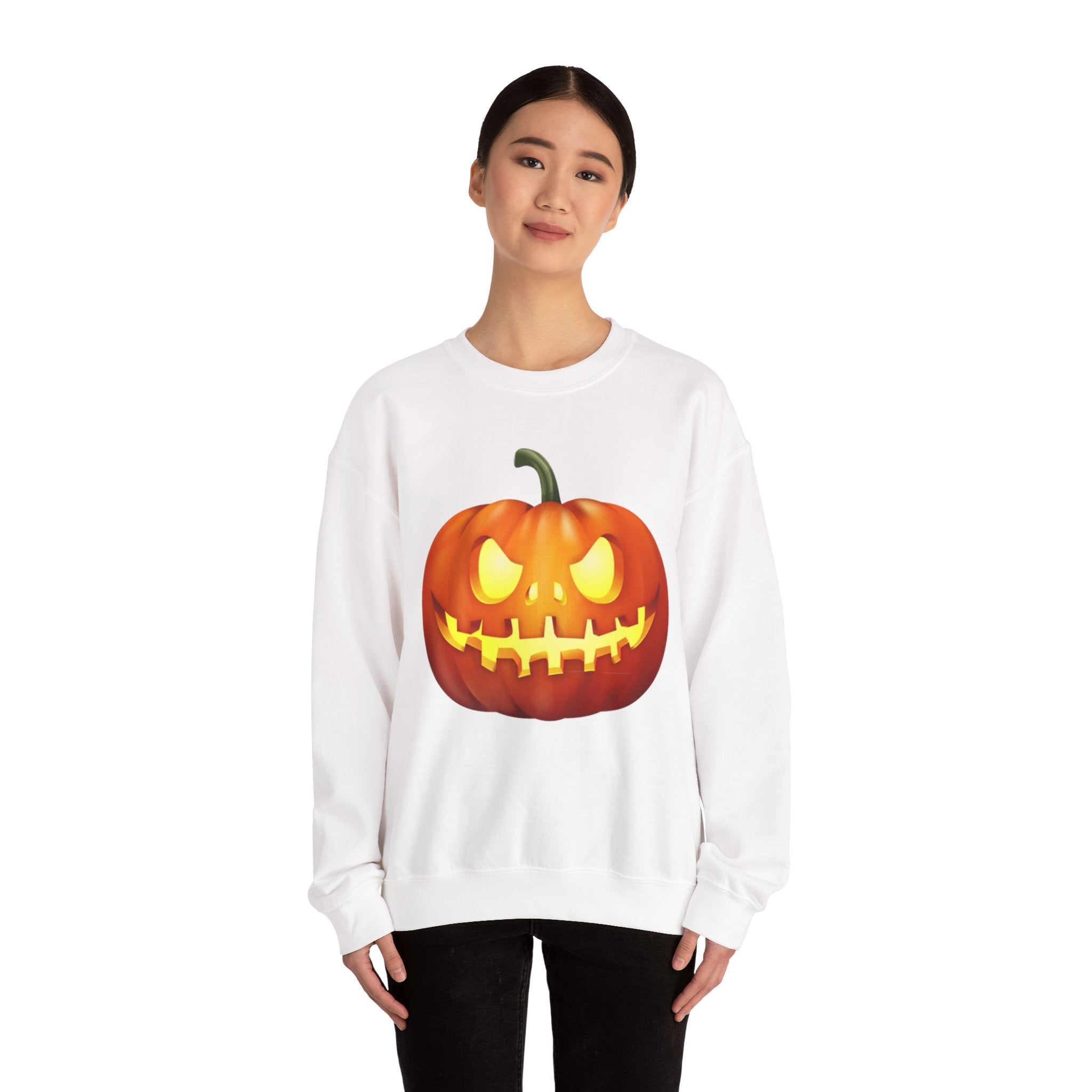 Halloween Pumpkin Unisex Heavy Blend™ Crewneck Sweatshirt