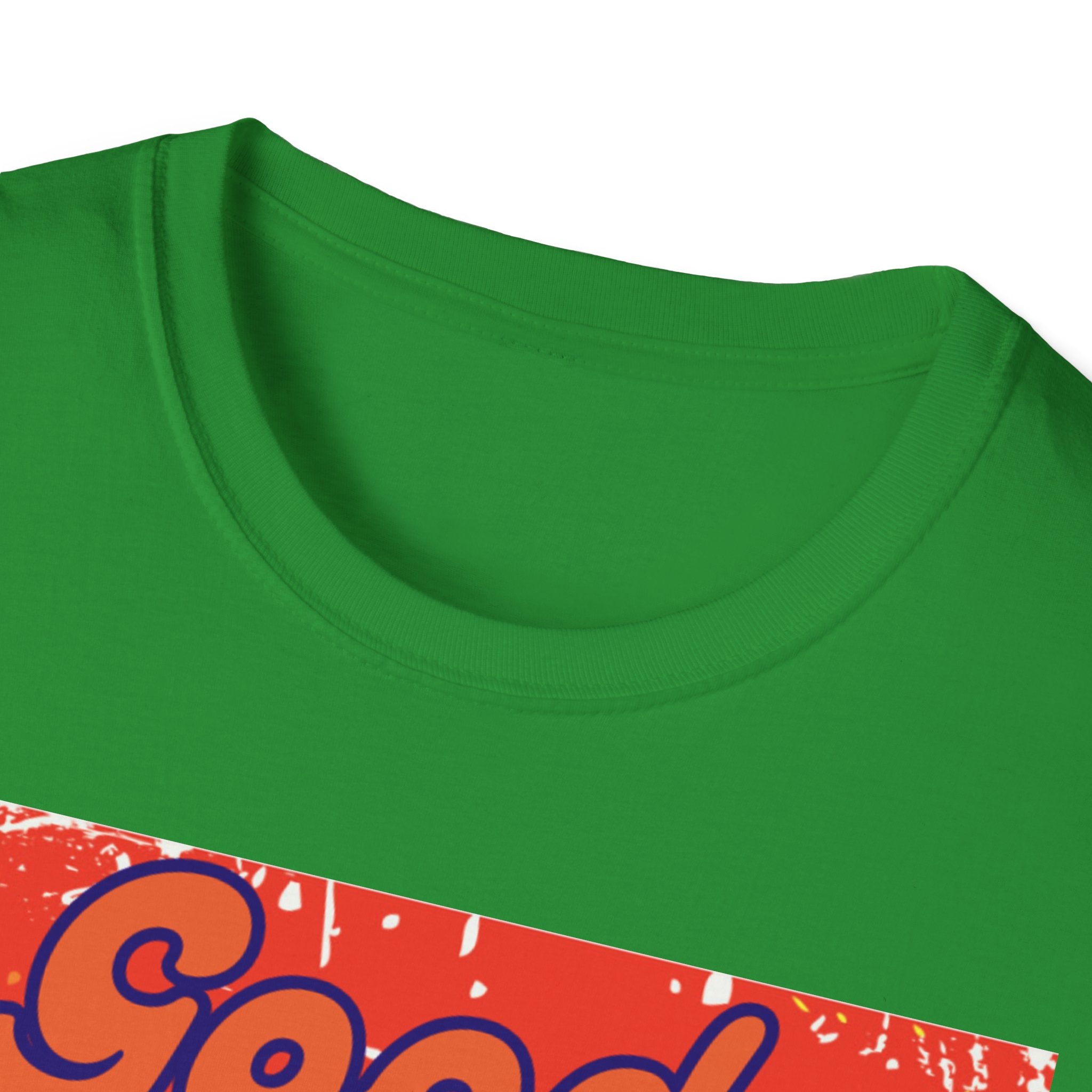 Good Vibes Only Orange Unisex Softstyle T-Shirt