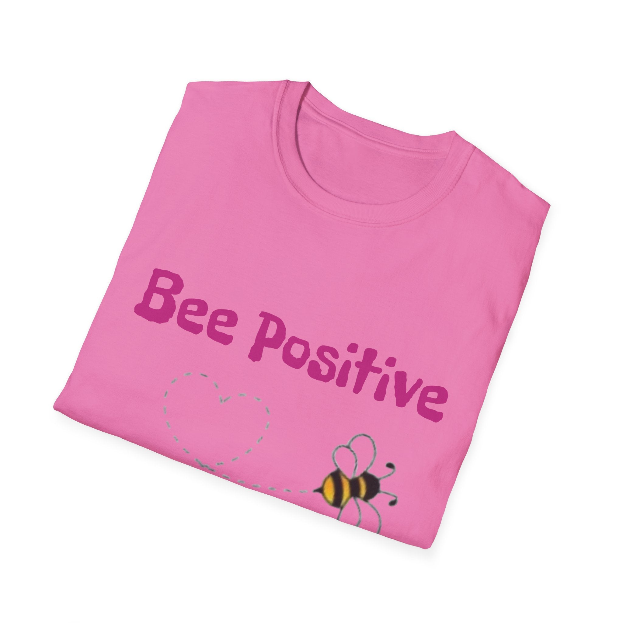 Bee Positive Bee Kind Unisex Softstyle T-Shirt