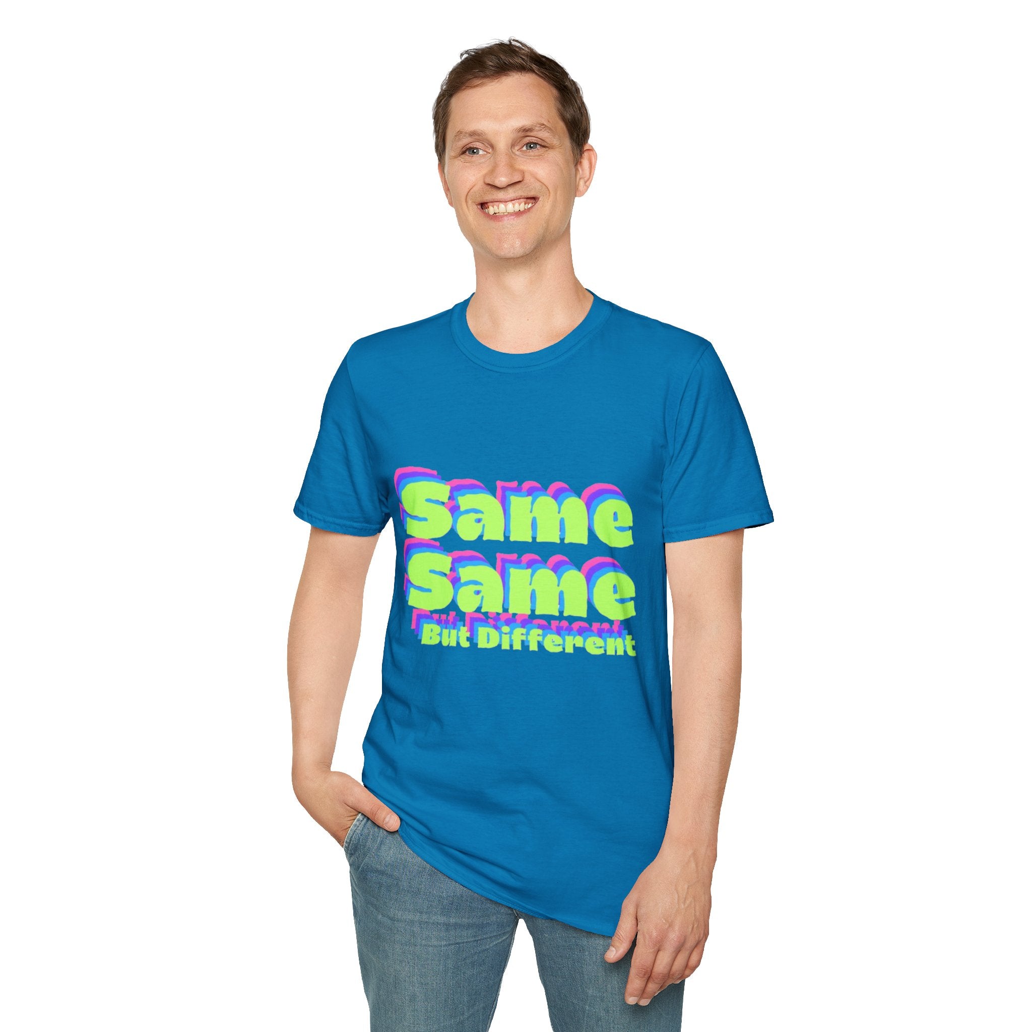 Same Same But Different, Unisex Softstyle T-Shirt
