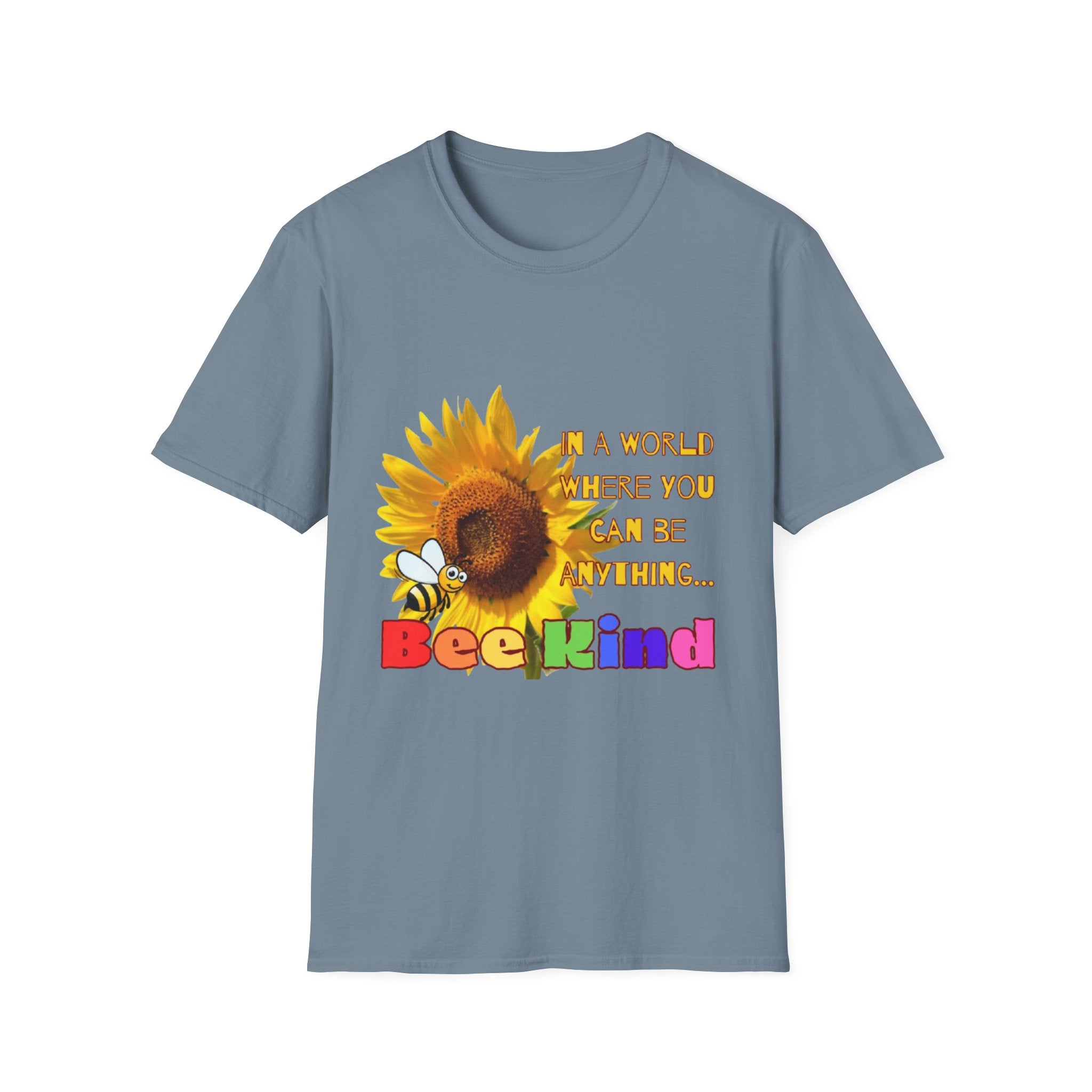 Bee Kind Sunflower Unisex Softstyle T-Shirt