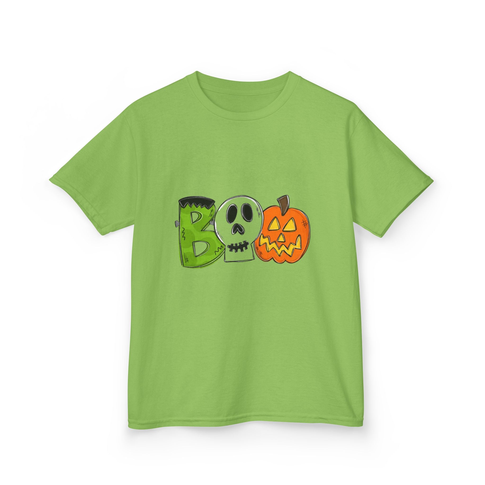 Halloween BOO Kids Short Sleeve T-Shirt