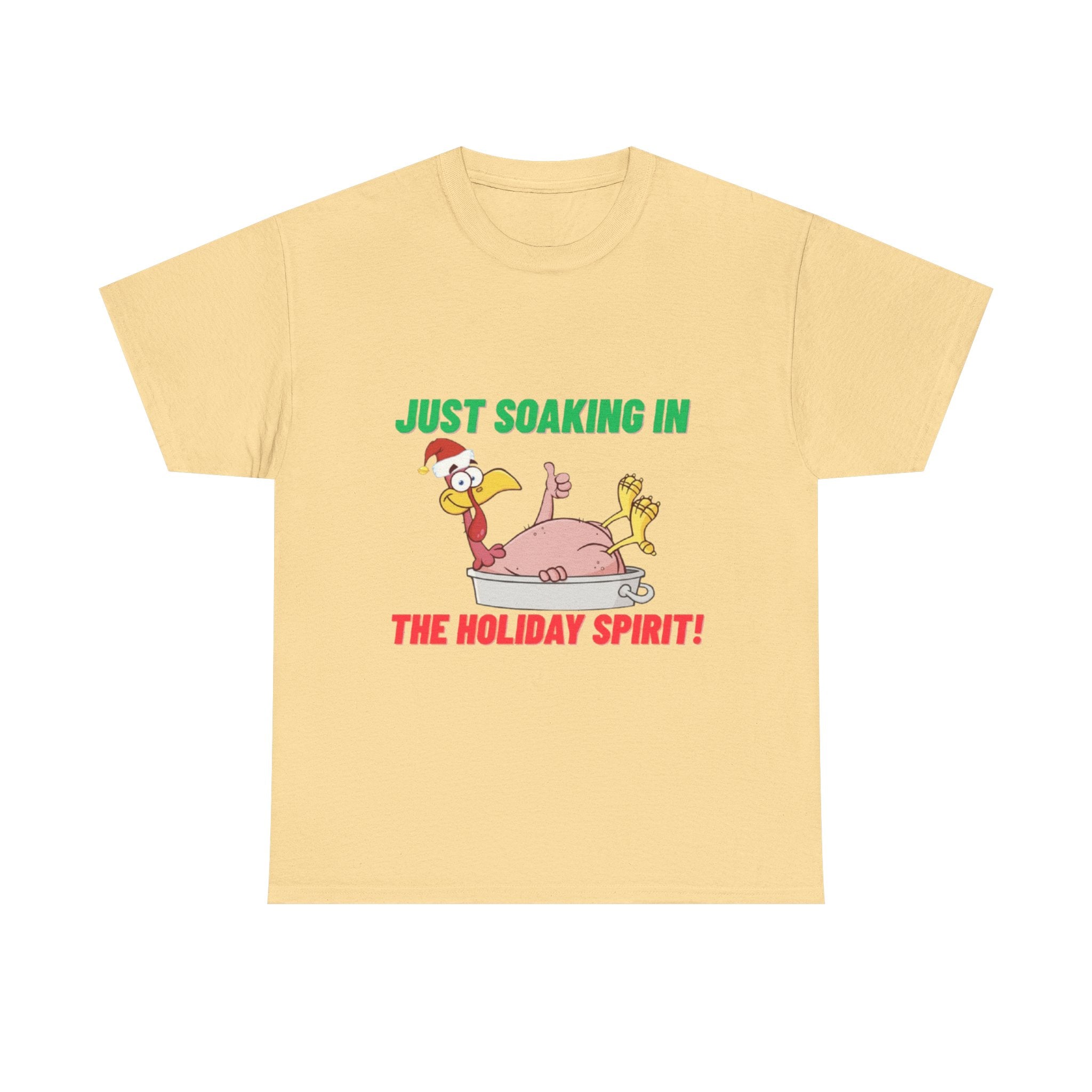 Just Soaking in the Holiday Spirit Unisex Heavy Cotton Tee