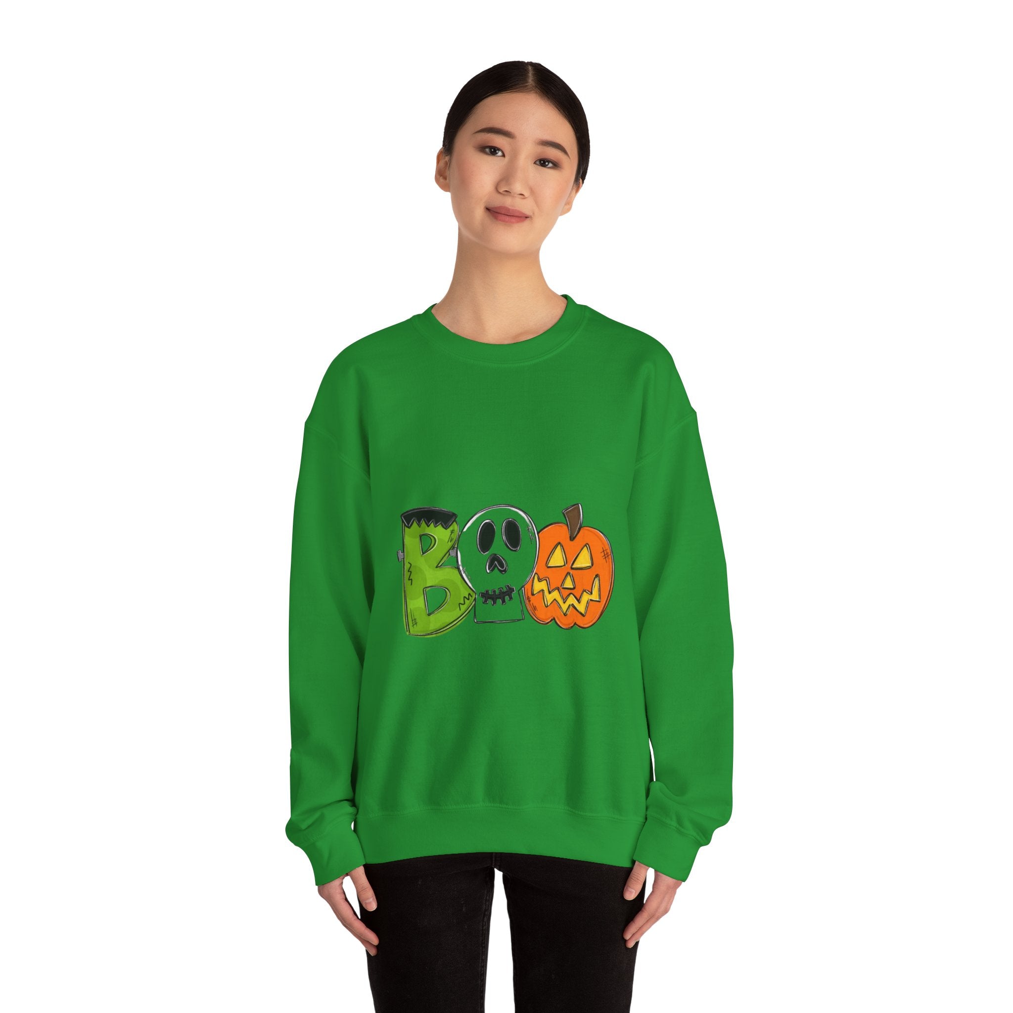 Halloween Boo Unisex Crewneck Sweatshirt