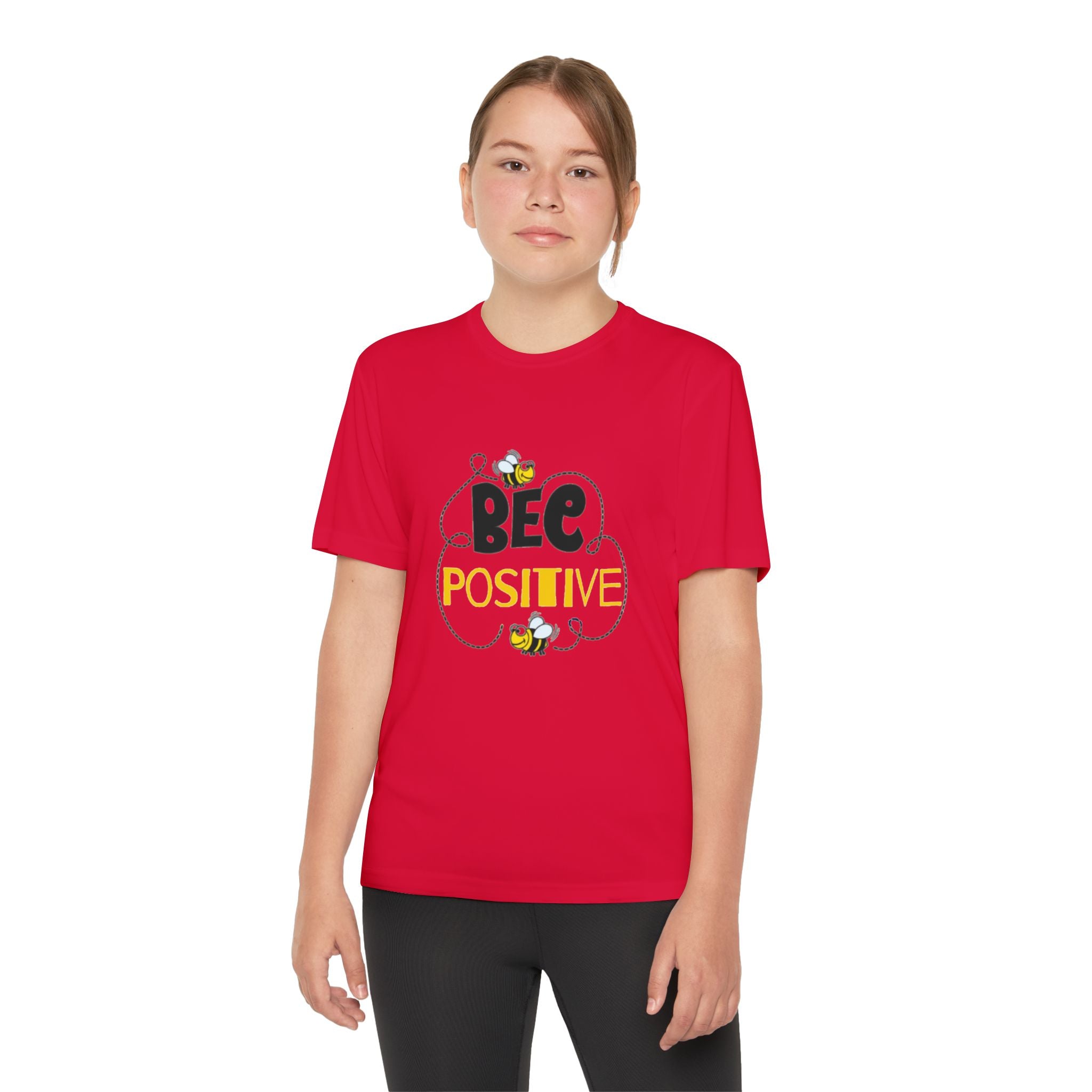 Bee Positive Youth Short Sleeve Competitor T-Shirt