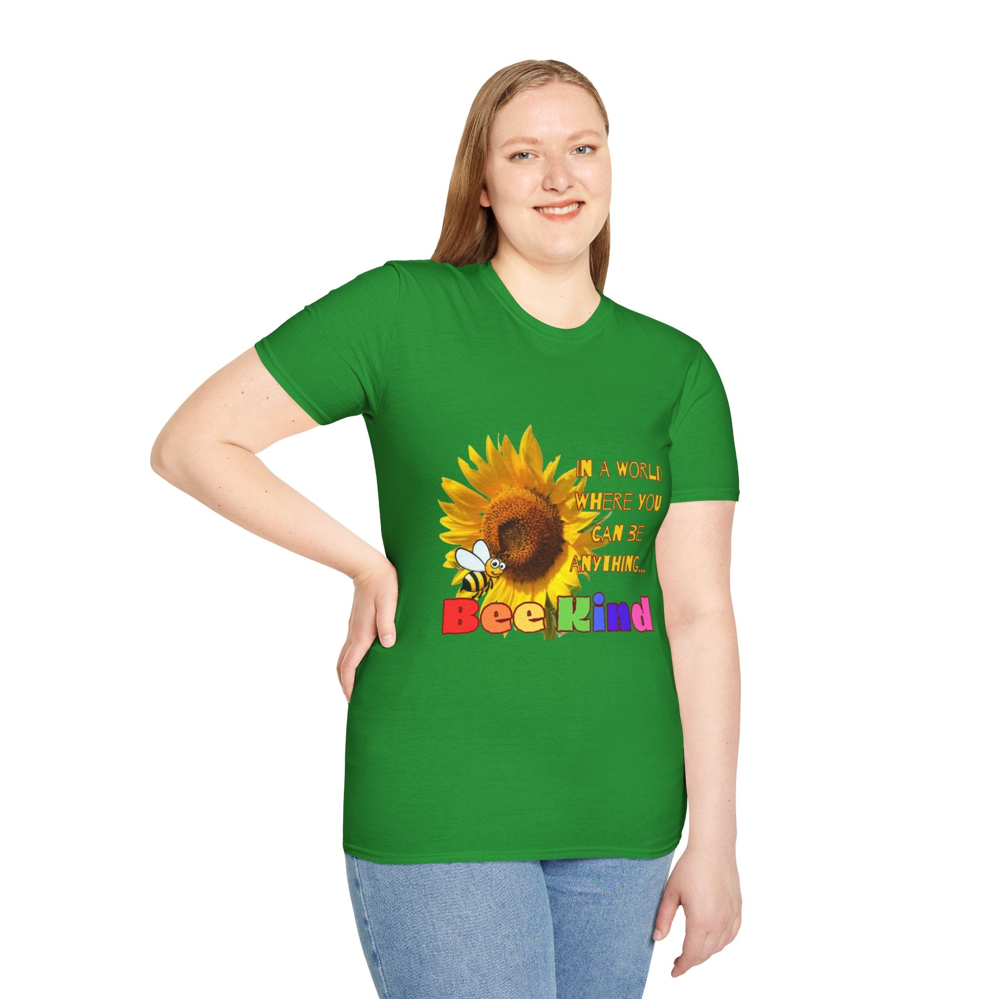 Bee Kind Sunflower Unisex Softstyle T-Shirt