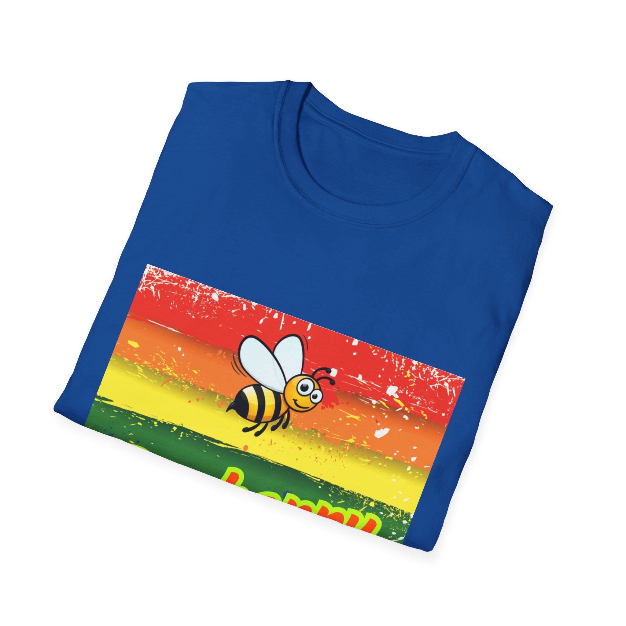 Bee Happy Unisex Softstyle T-Shirt