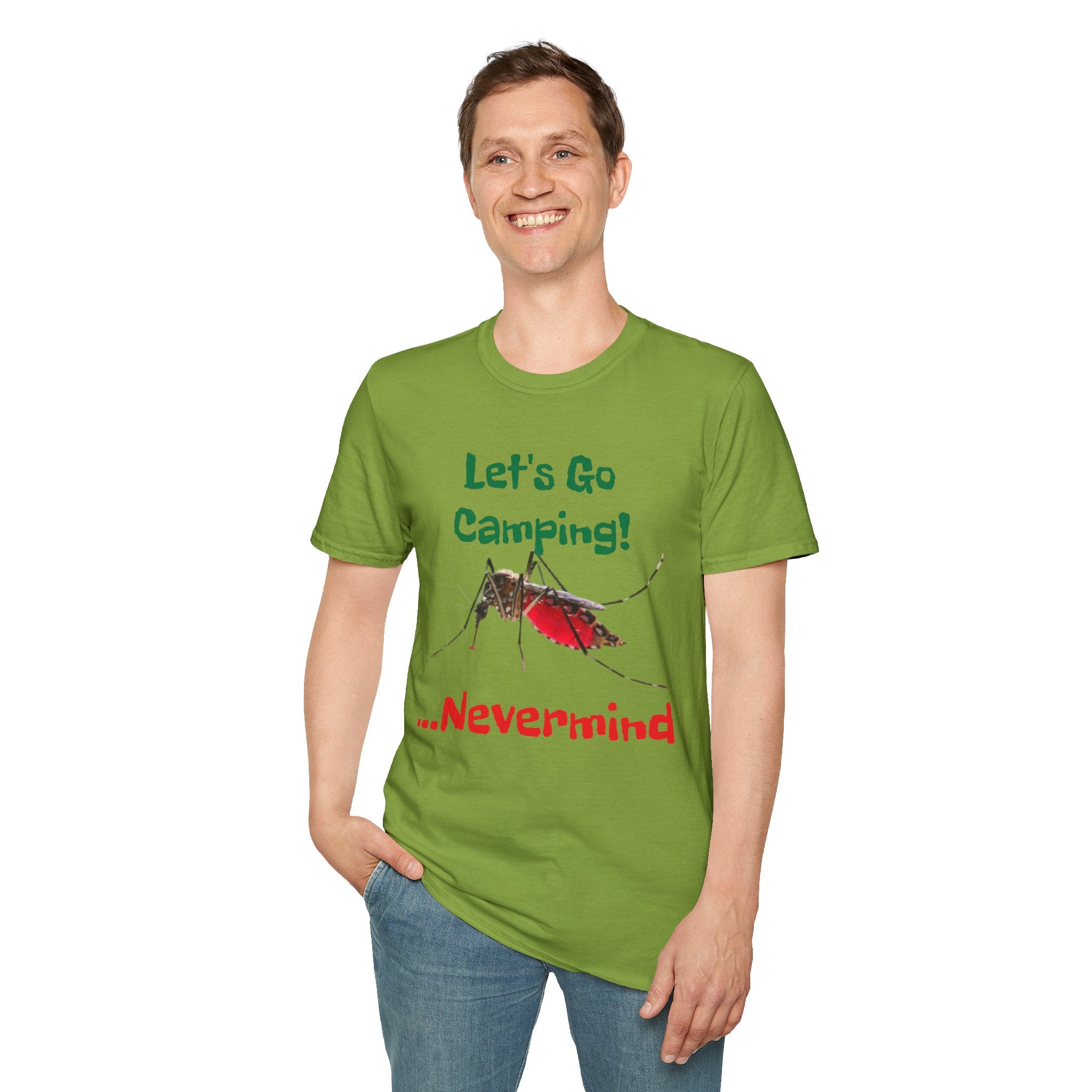Let's Go Camping! ...Nevermind Unisex Softstyle T-Shirt