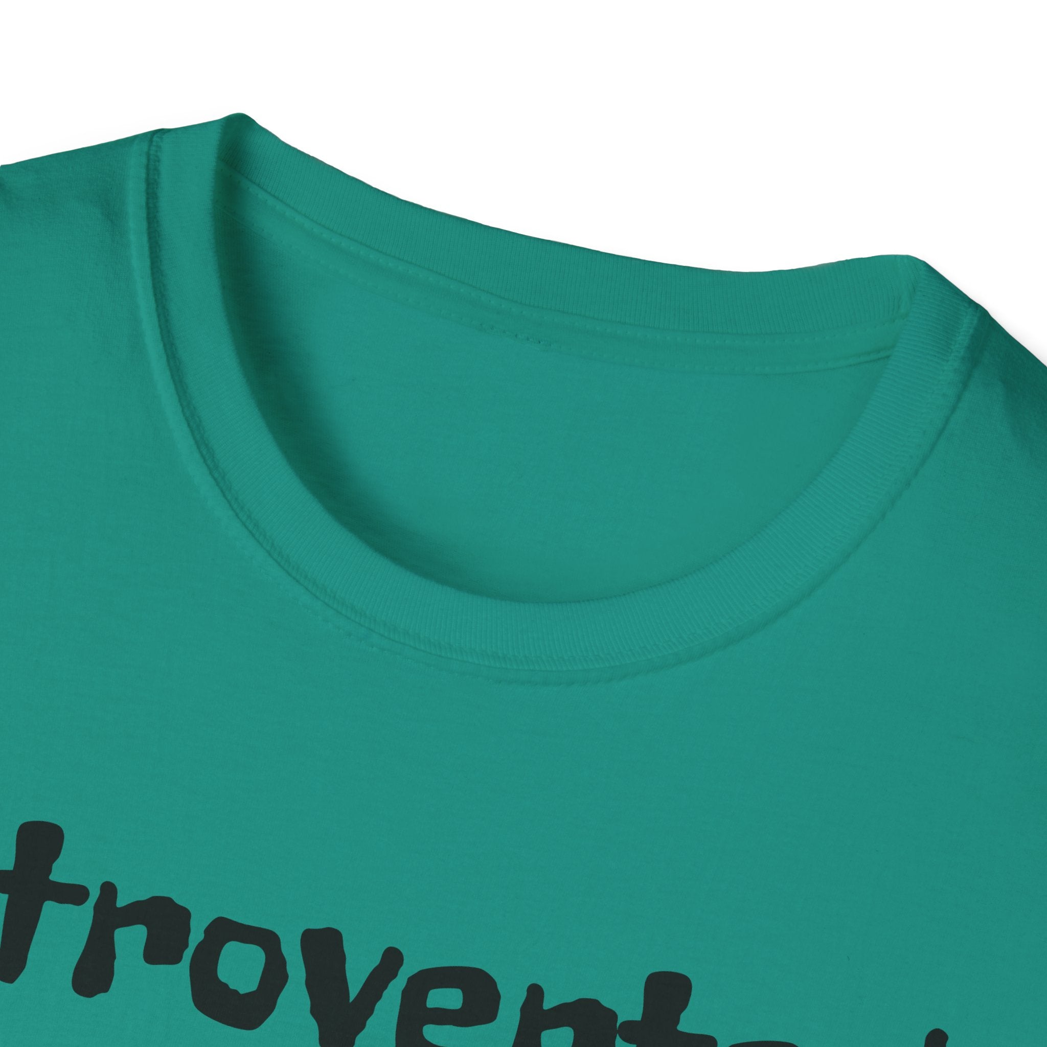 Introverted But Willing To Discuss Plants Unisex Softstyle T-Shirt