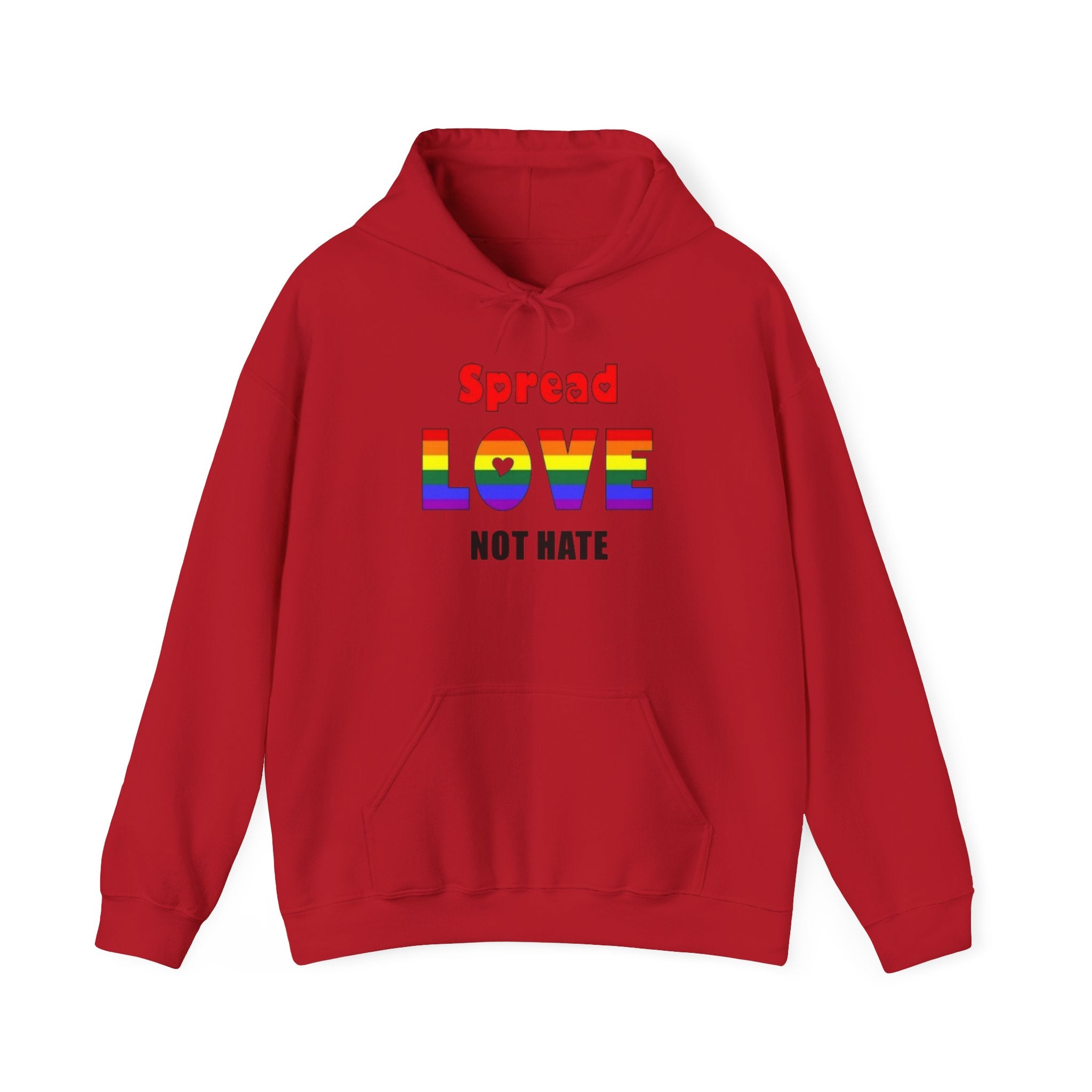 Spread Love Not Hate Unisex Hoodie