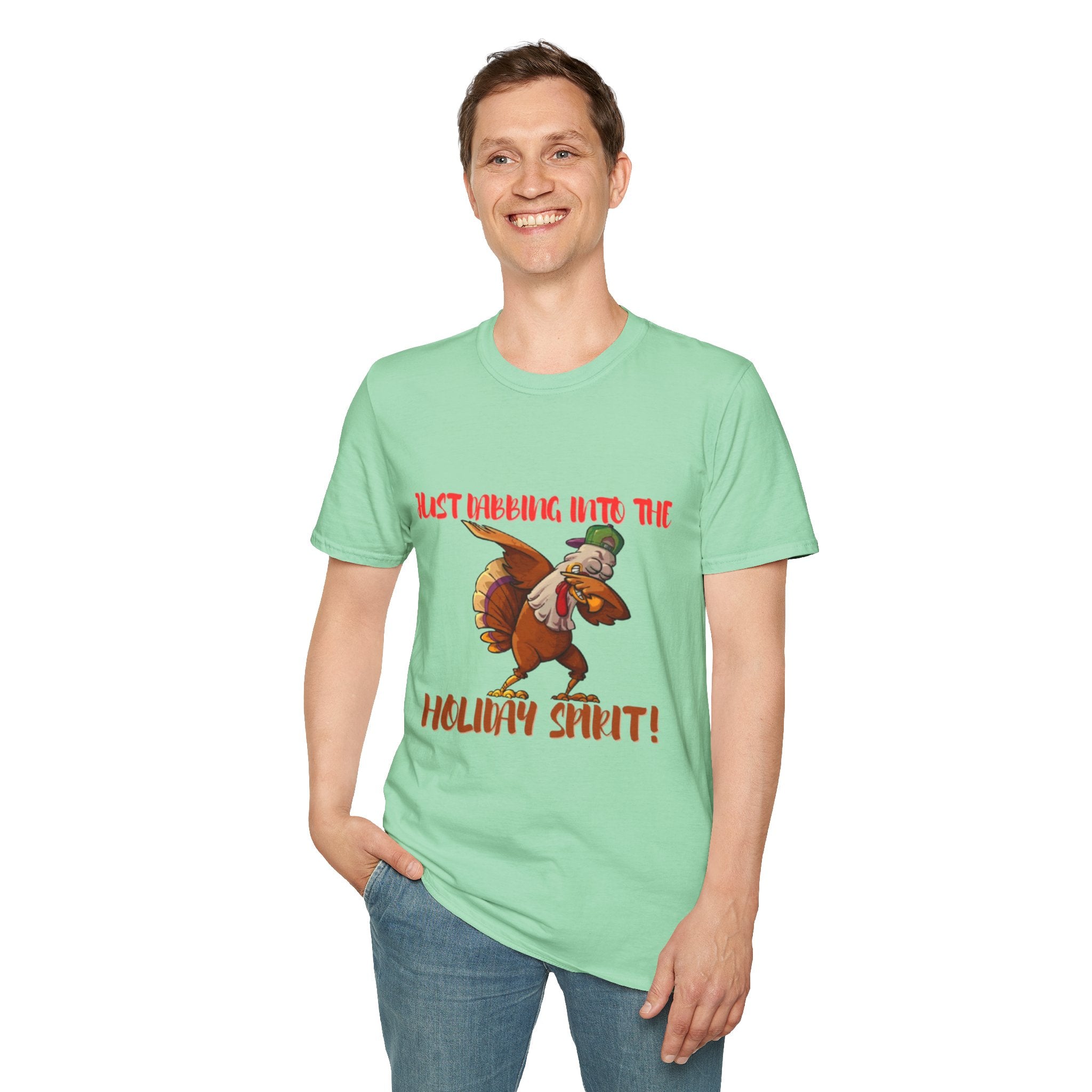 Just Dabbing Into The Holiday Spirit! Unisex Softstyle T-Shirt