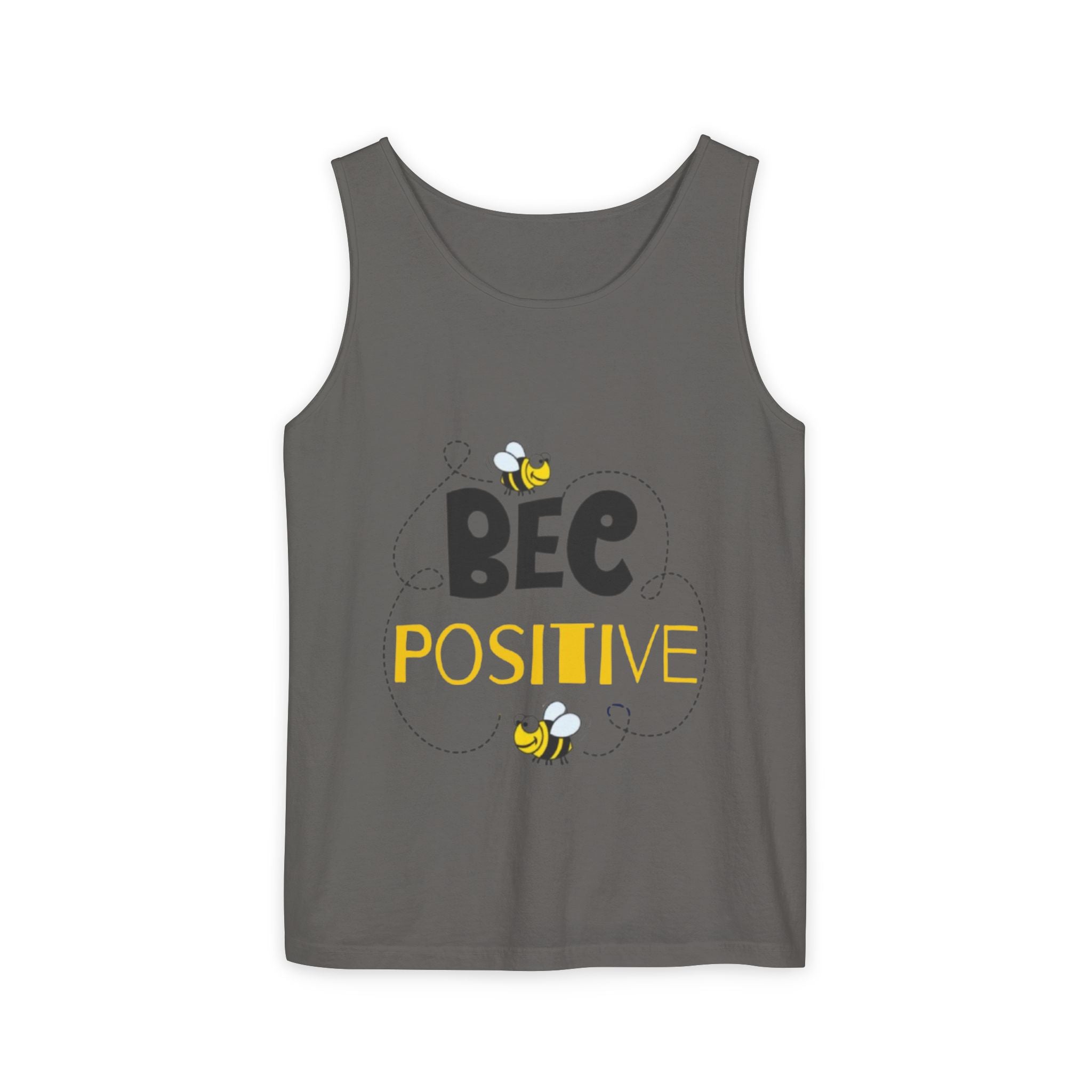 Bee Positive Unisex Garment-Dyed Tank Top