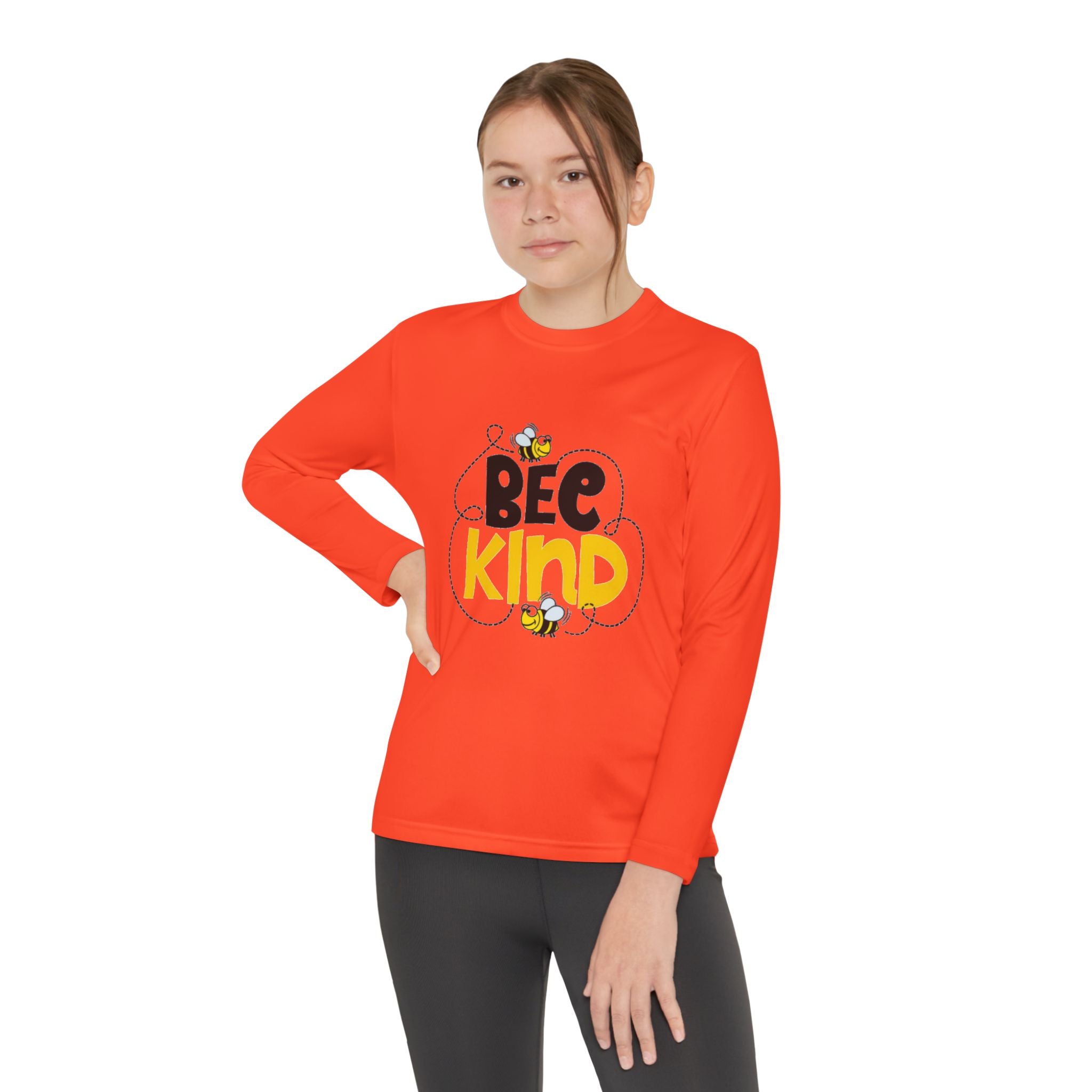 Bee Kind Youth Long Sleeve Competitor T-Shirt