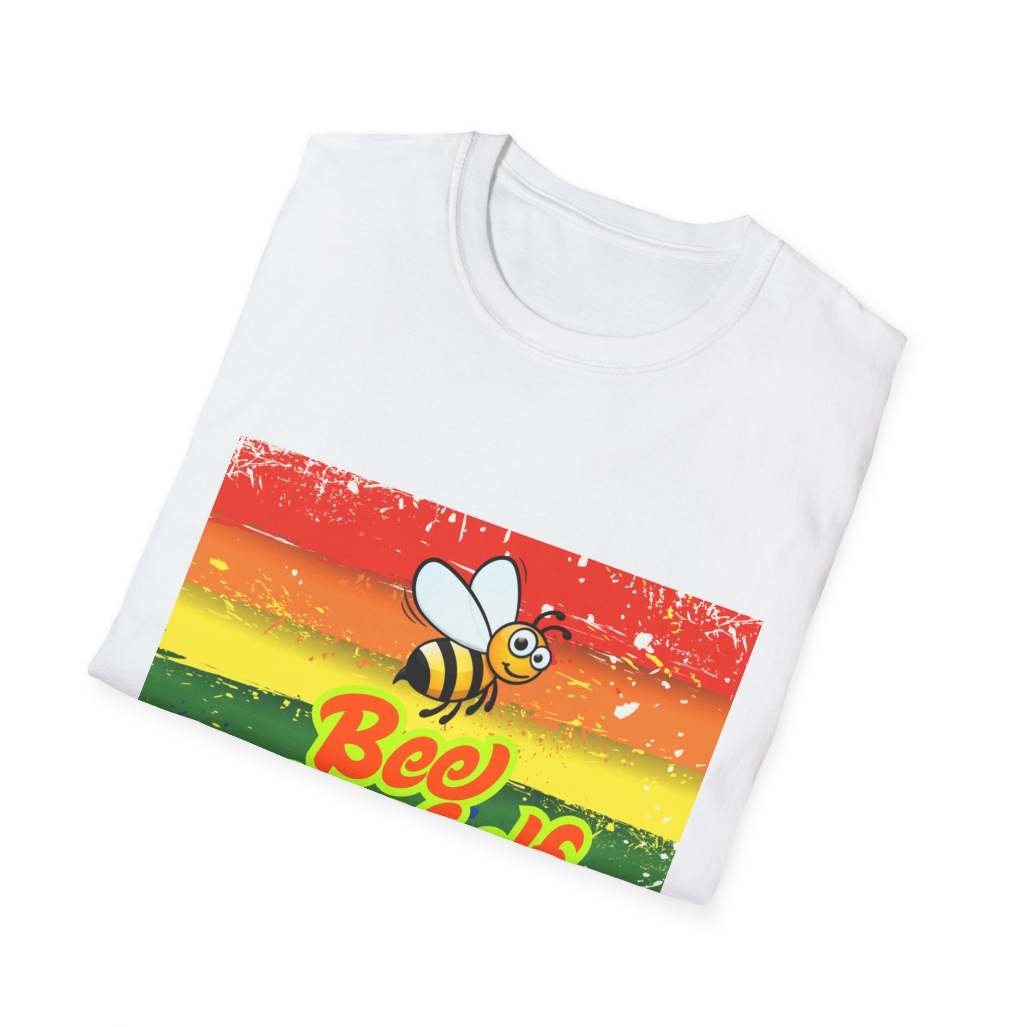 Bee Yourself Rainbow Unisex Softstyle T-Shirt