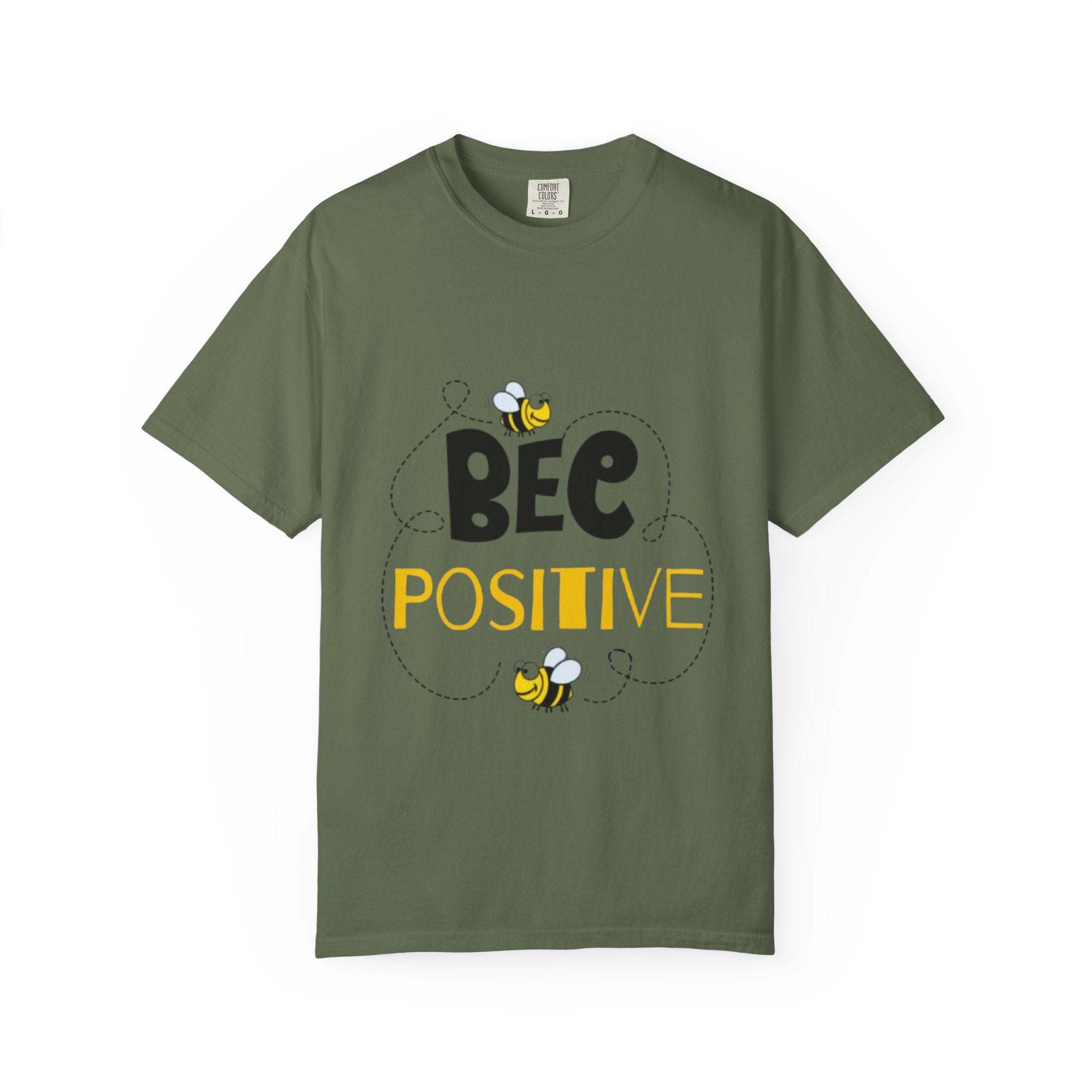 Bee Positive Unisex Garment-Dyed T-Shirt