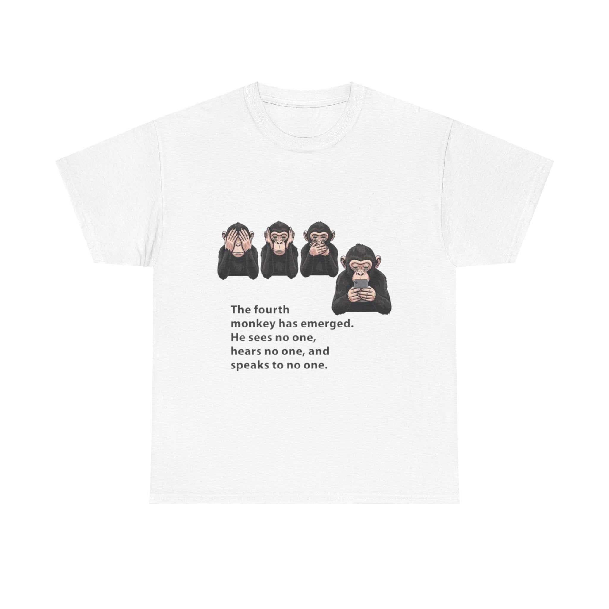 Four Monkeys Unisex Heavy Cotton T-Shirt