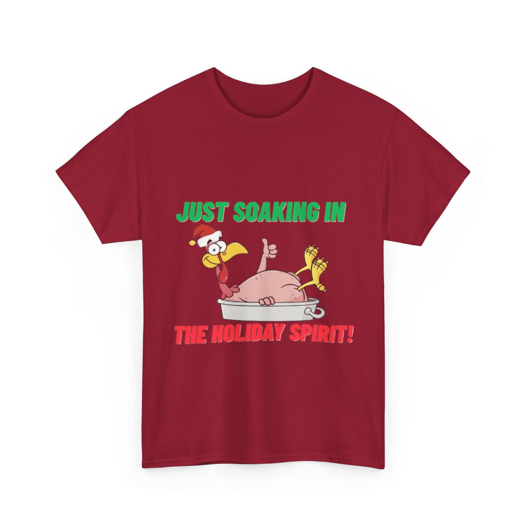 Just Soaking in the Holiday Spirit Unisex Heavy Cotton Tee