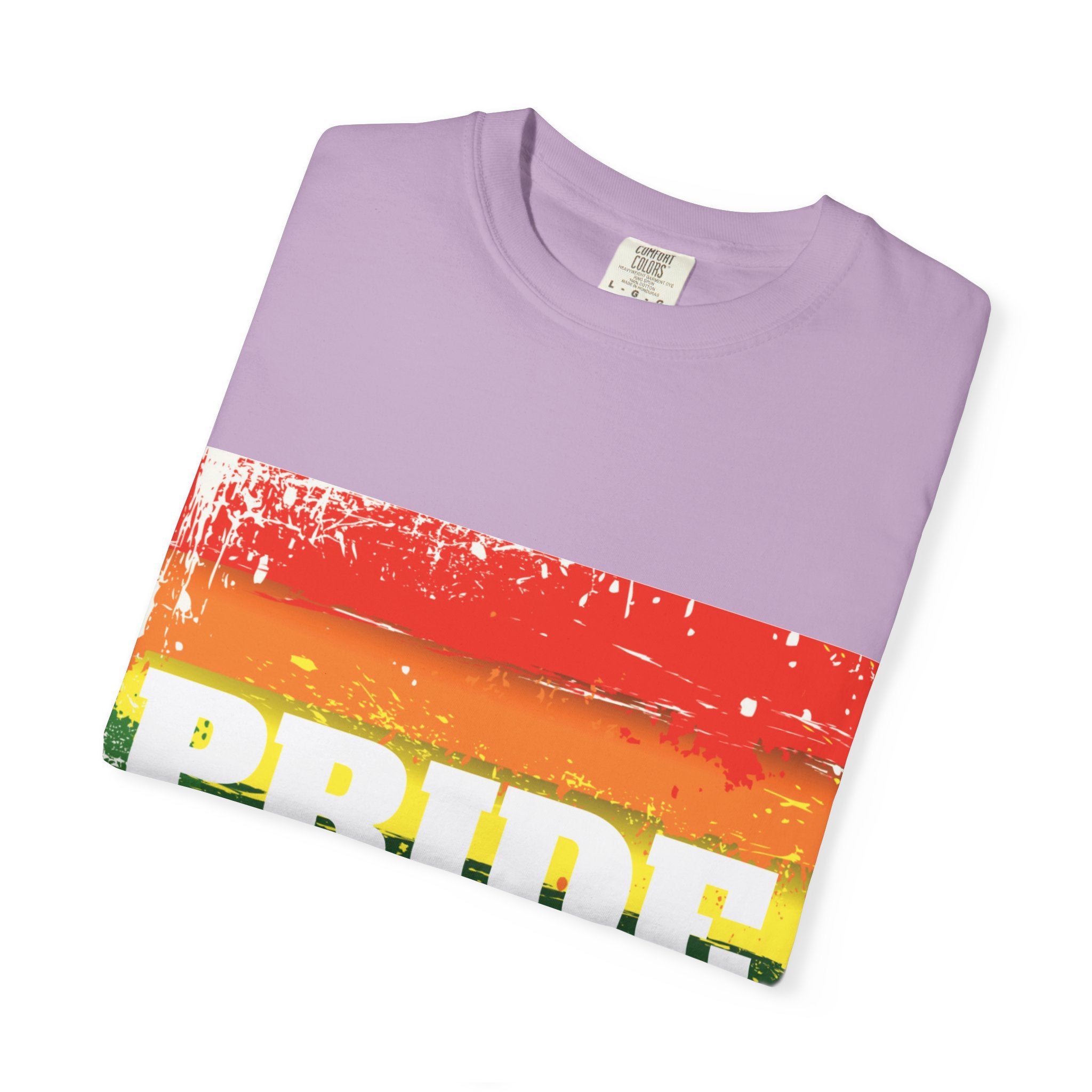Pride Rainbow Unisex Garment-Dyed T-Shirt