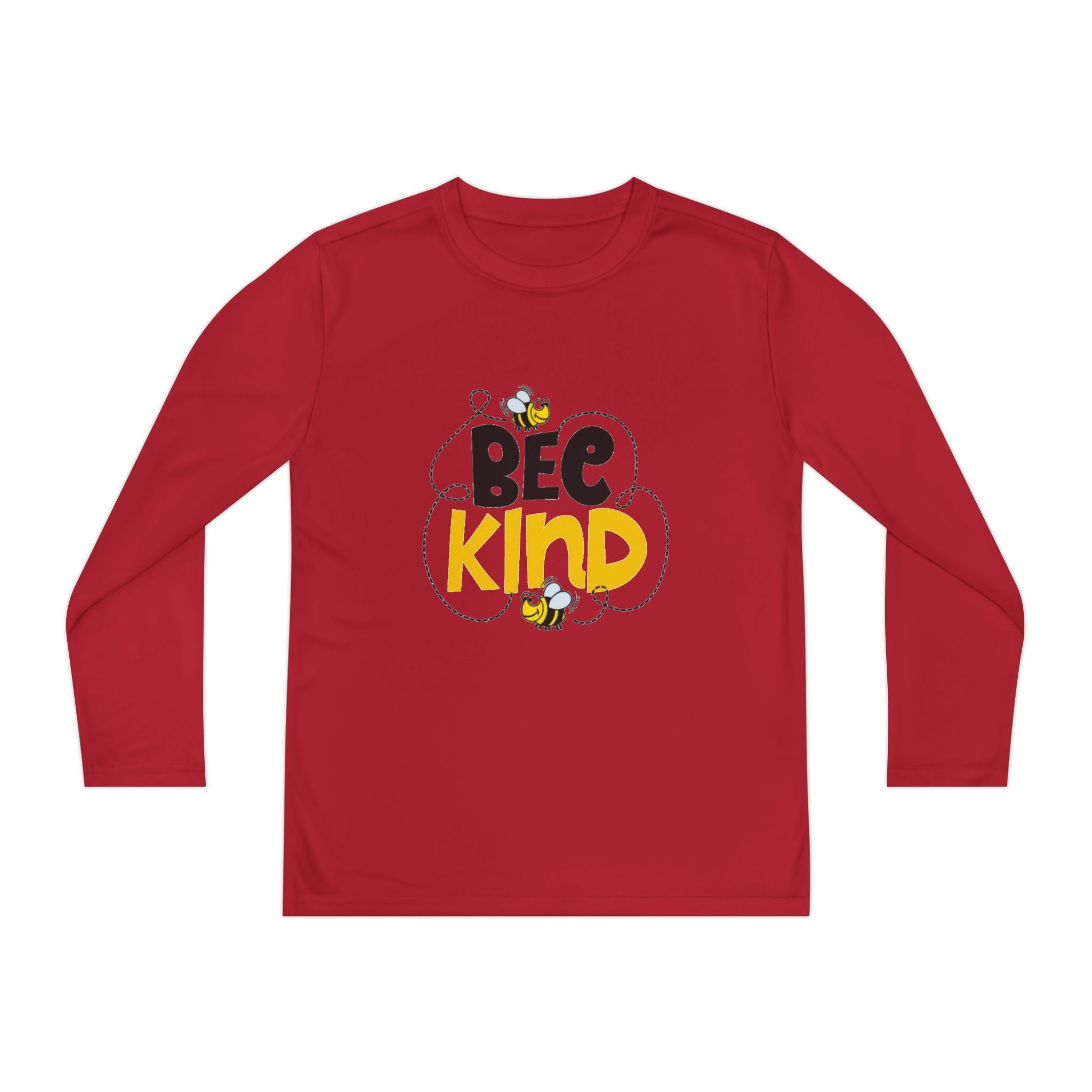 Bee Kind Youth Long Sleeve Competitor T-Shirt