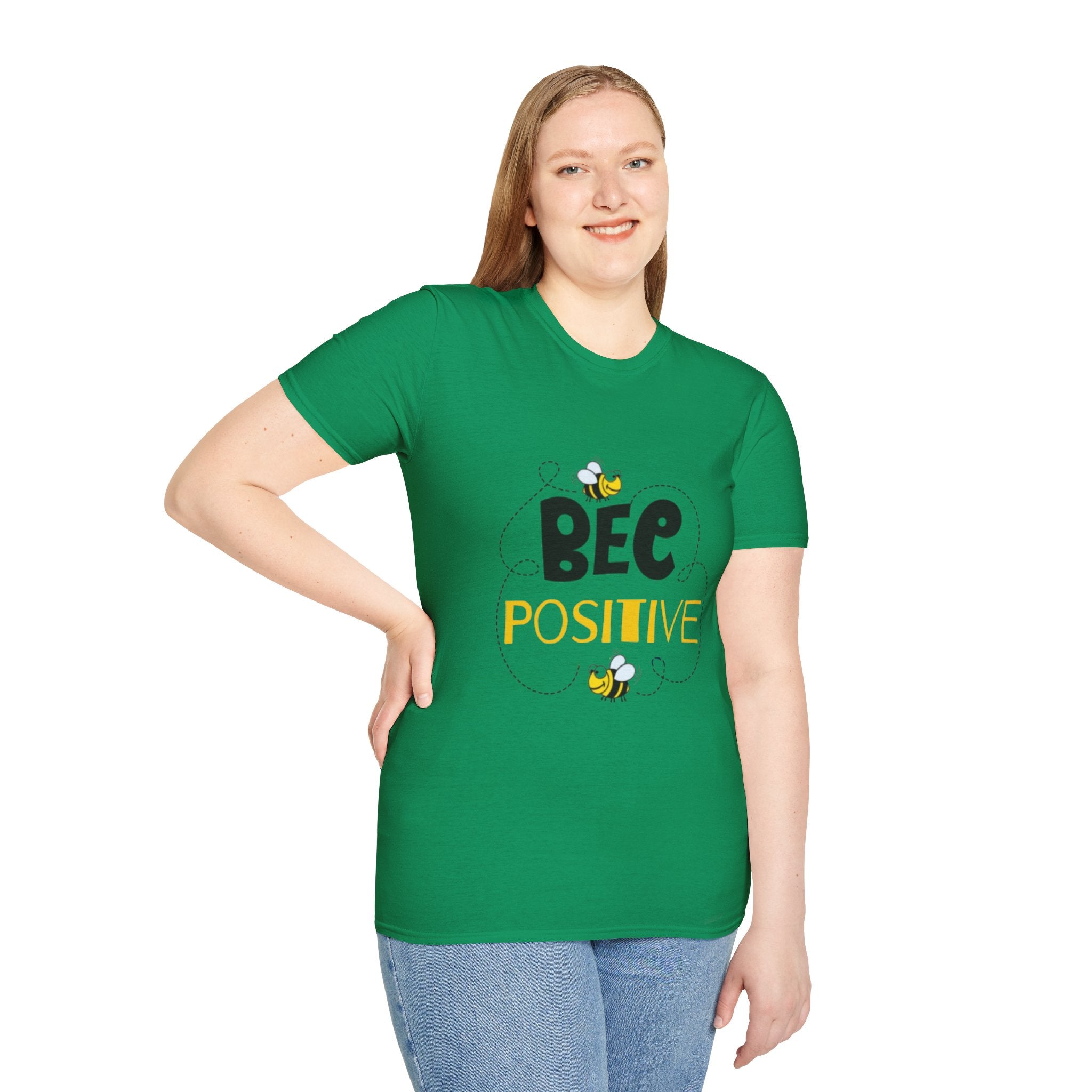 Bee Positive Unisex Softstyle T-Shirt