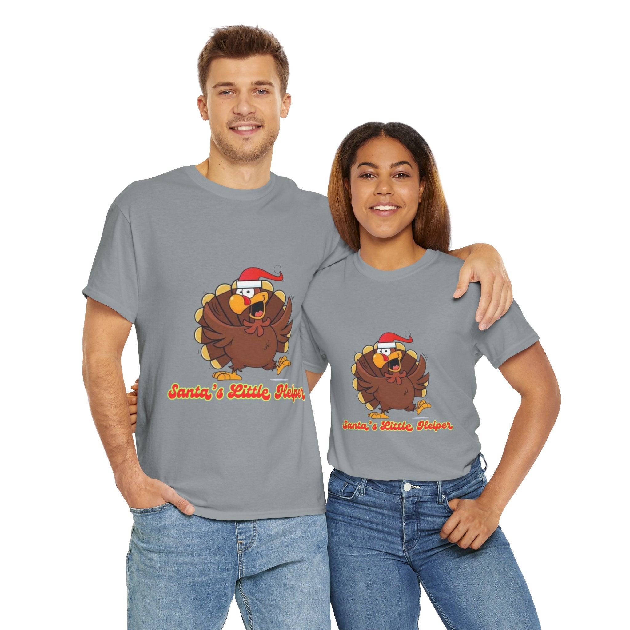 Santa's Little Helper Unisex Heavy Cotton T-Shirt