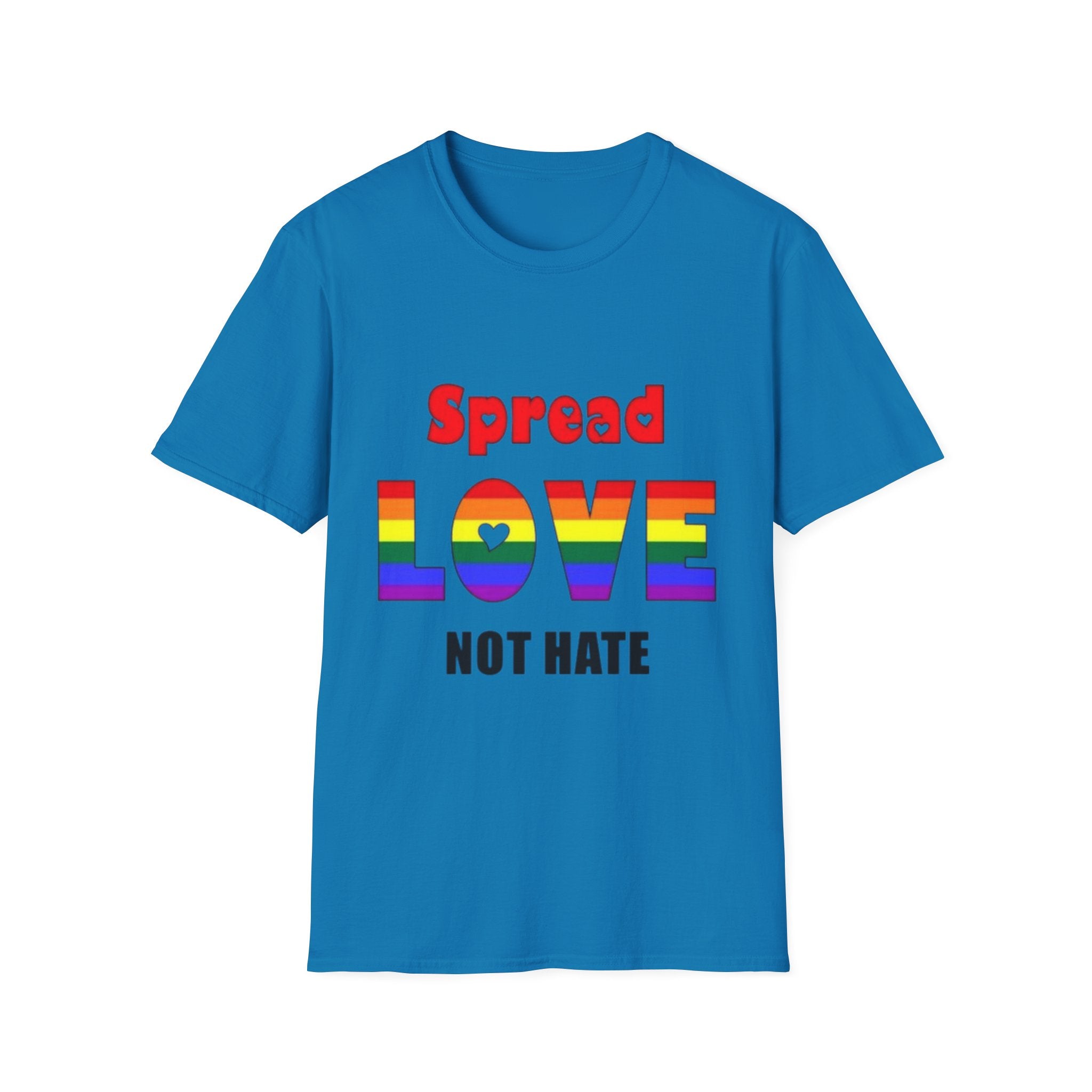 Spread Love Not Hate Unisex Softstyle T-Shirt