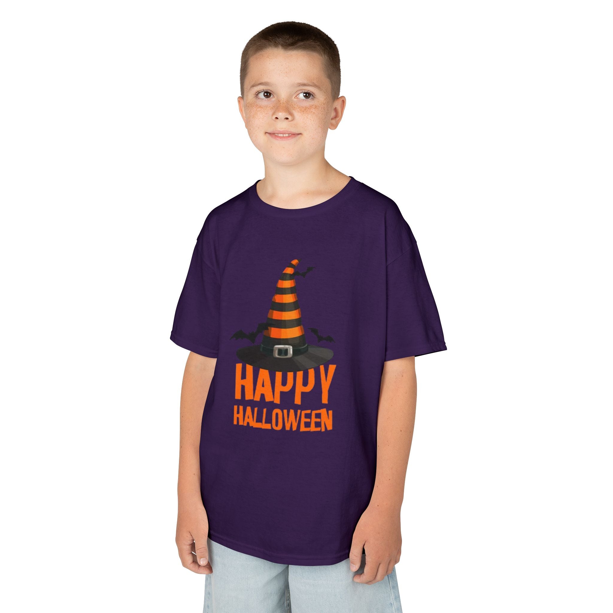 Happy Halloween Kids Heavy Cotton T-Shirt