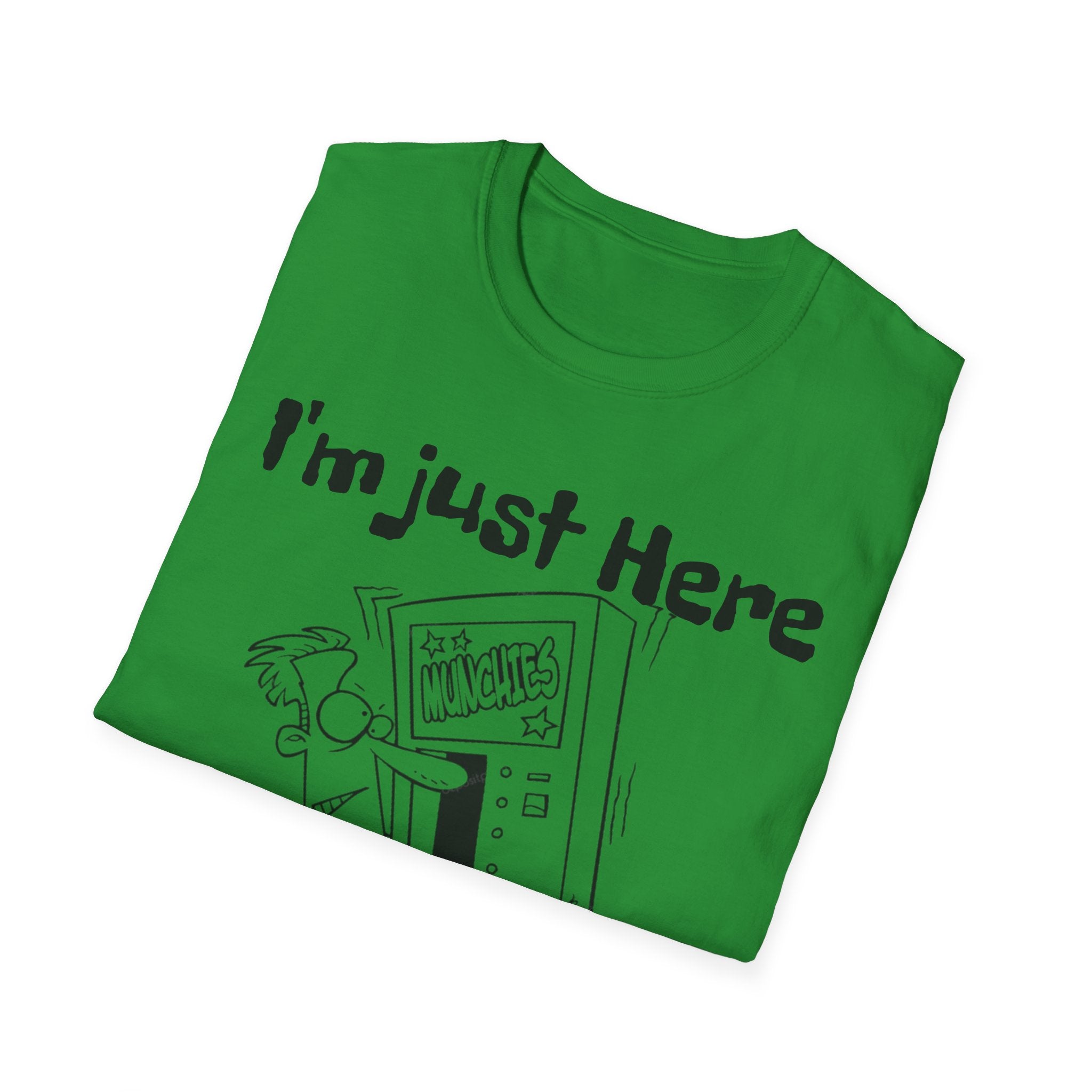 I'm Just Here For The Snacks Unisex SoftstyleT-Shirt