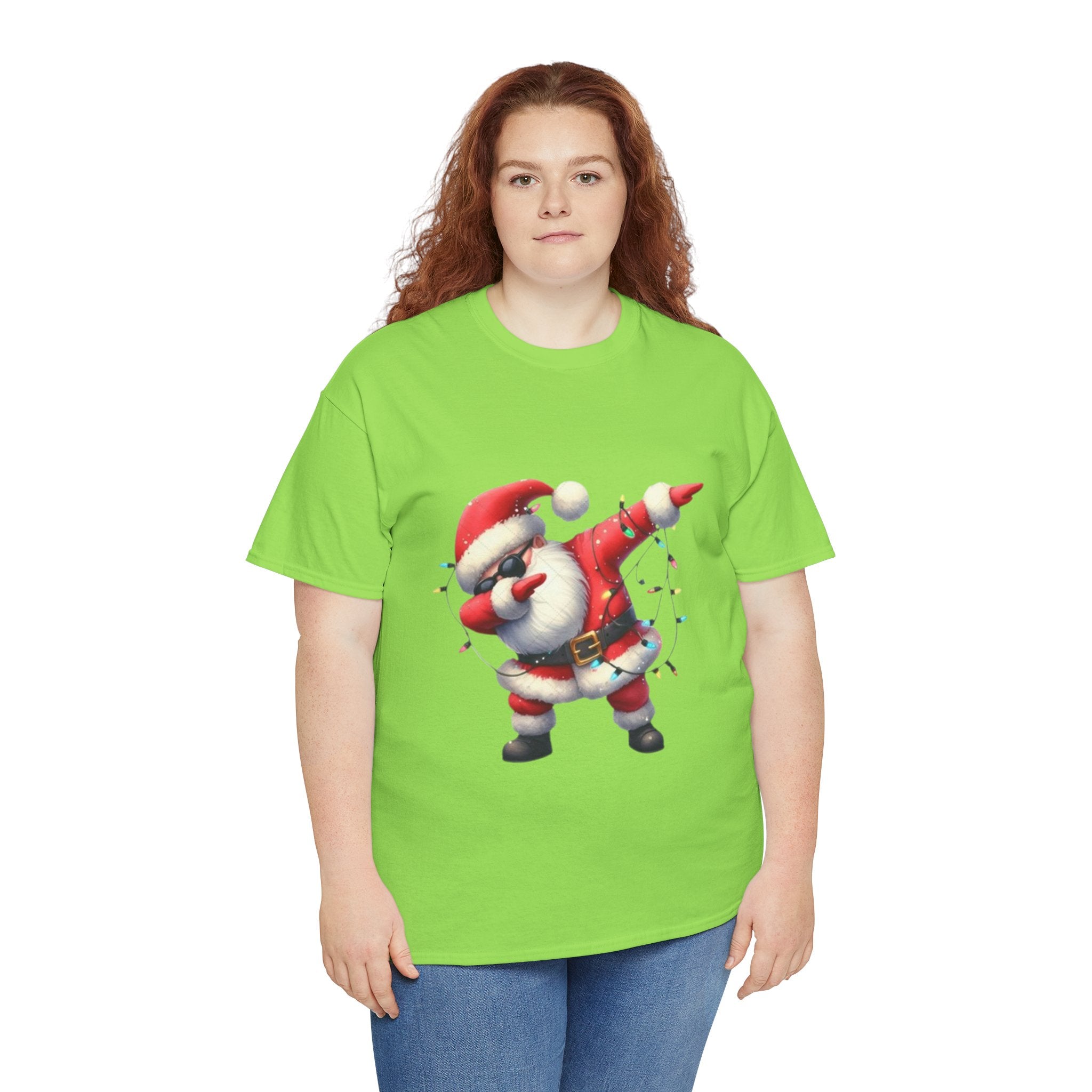 Dabbing Santa Unisex Heavy Cotton T-Shirt