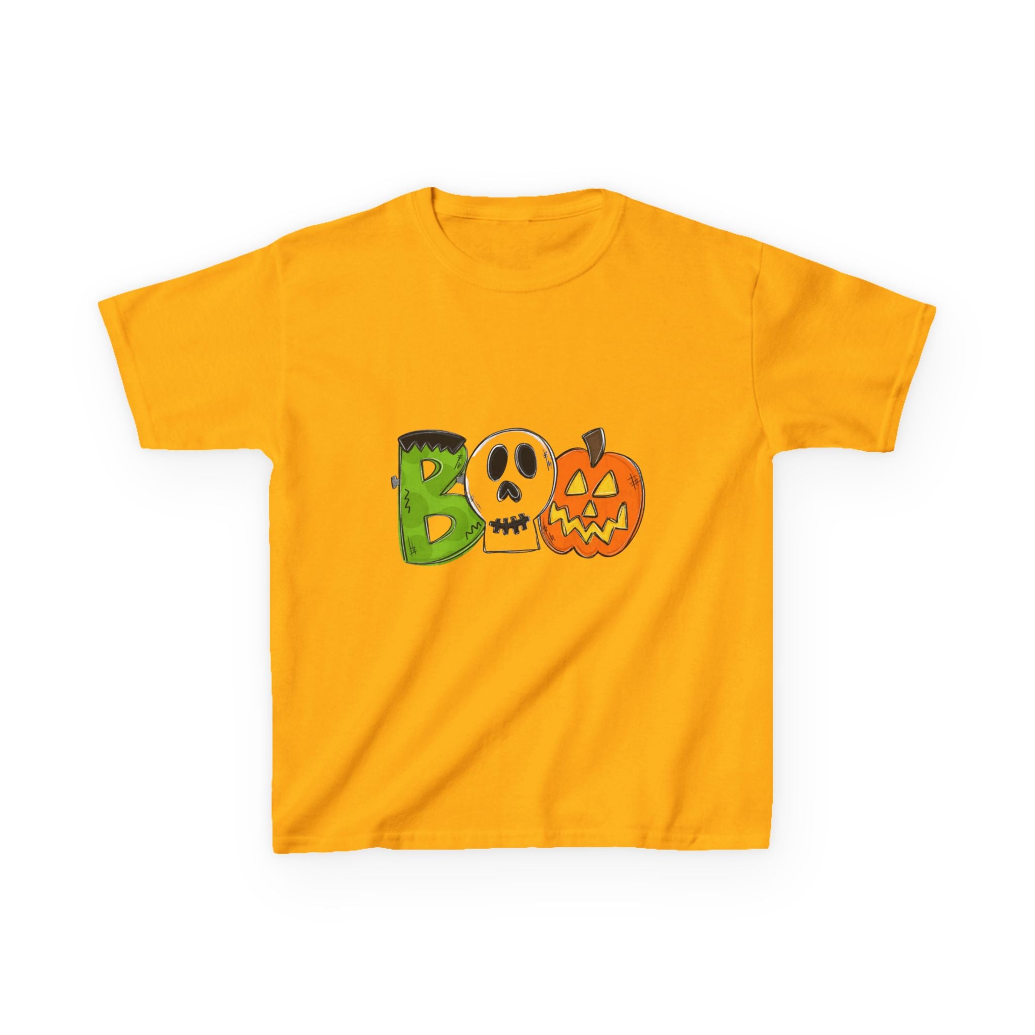 Halloween BOO Kids Short Sleeve T-Shirt