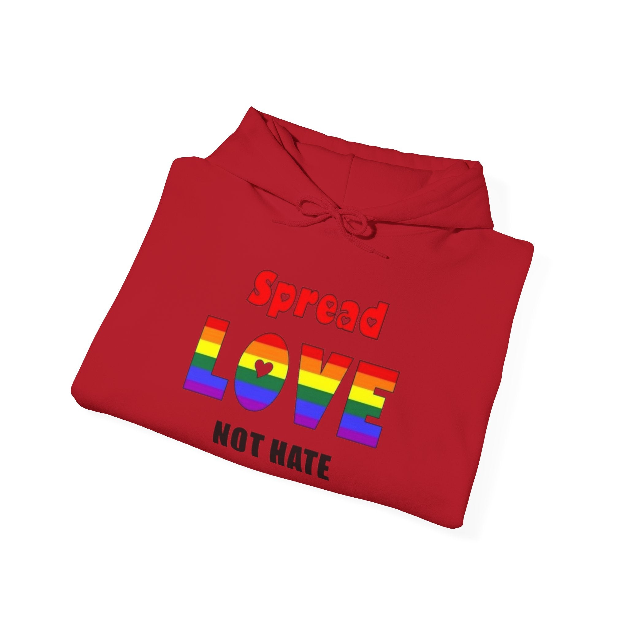 Spread Love Not Hate Unisex Hoodie