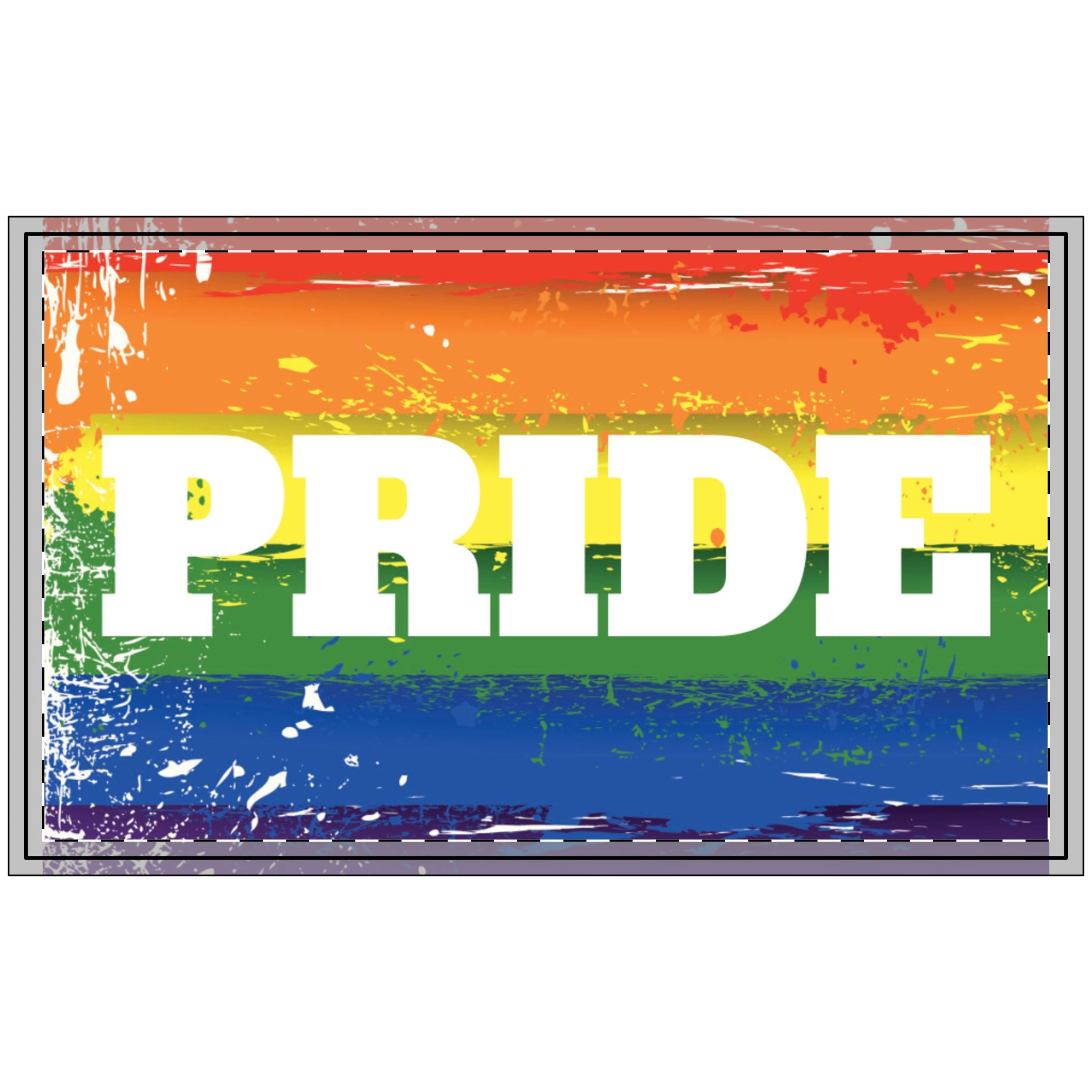 Pride Rainbow Welcome Mat