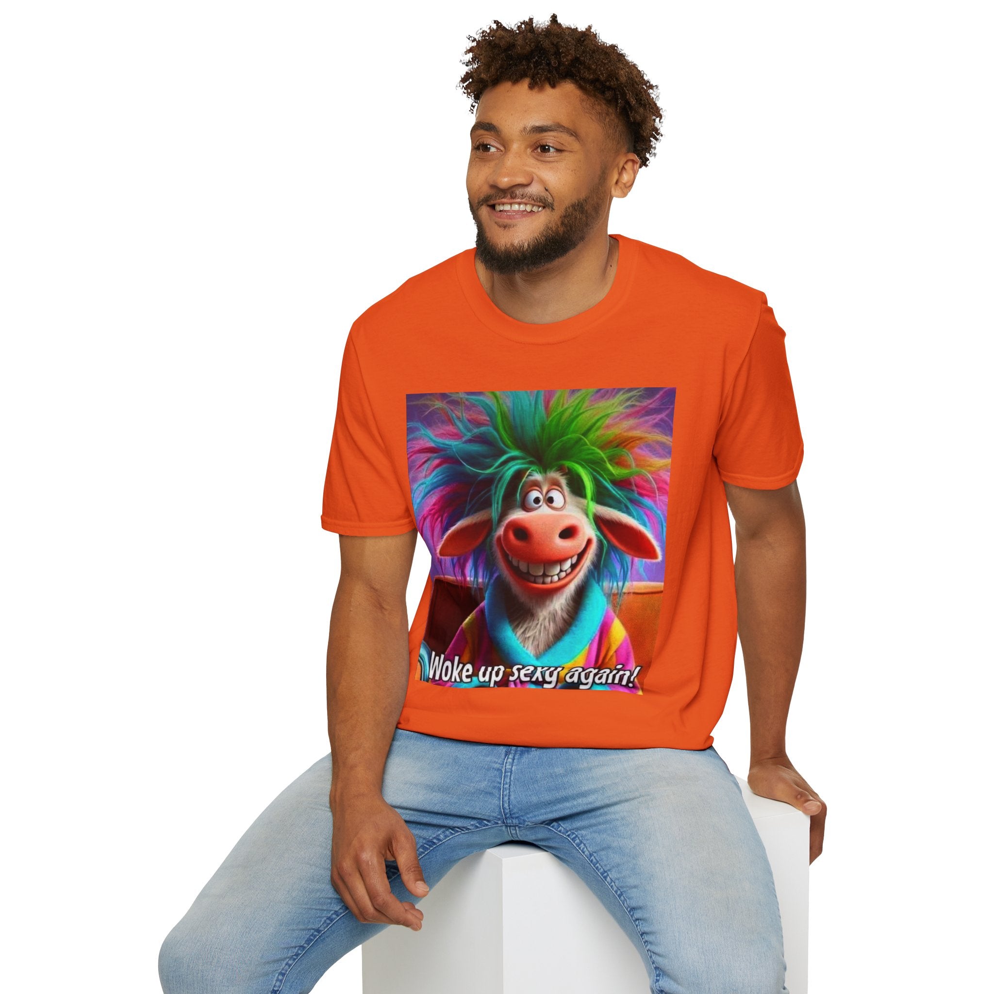 Woke Up Sexy Again Unisex Softstyle T-Shirt