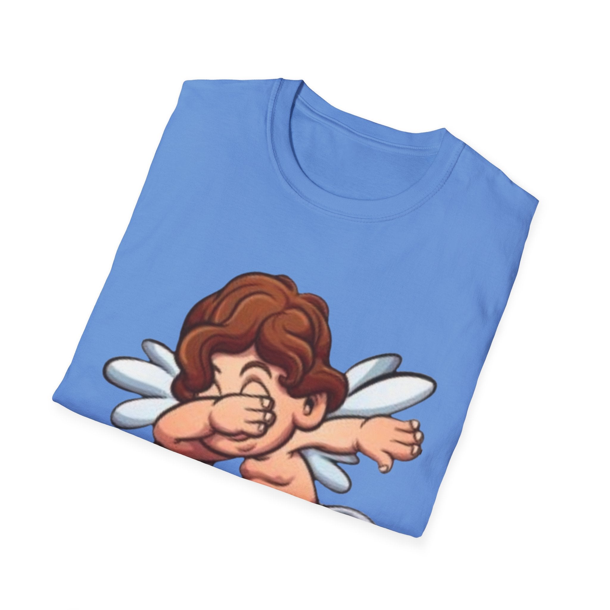 Dabbing Double Sided Angel & Devil Unisex Softstyle T-Shirt