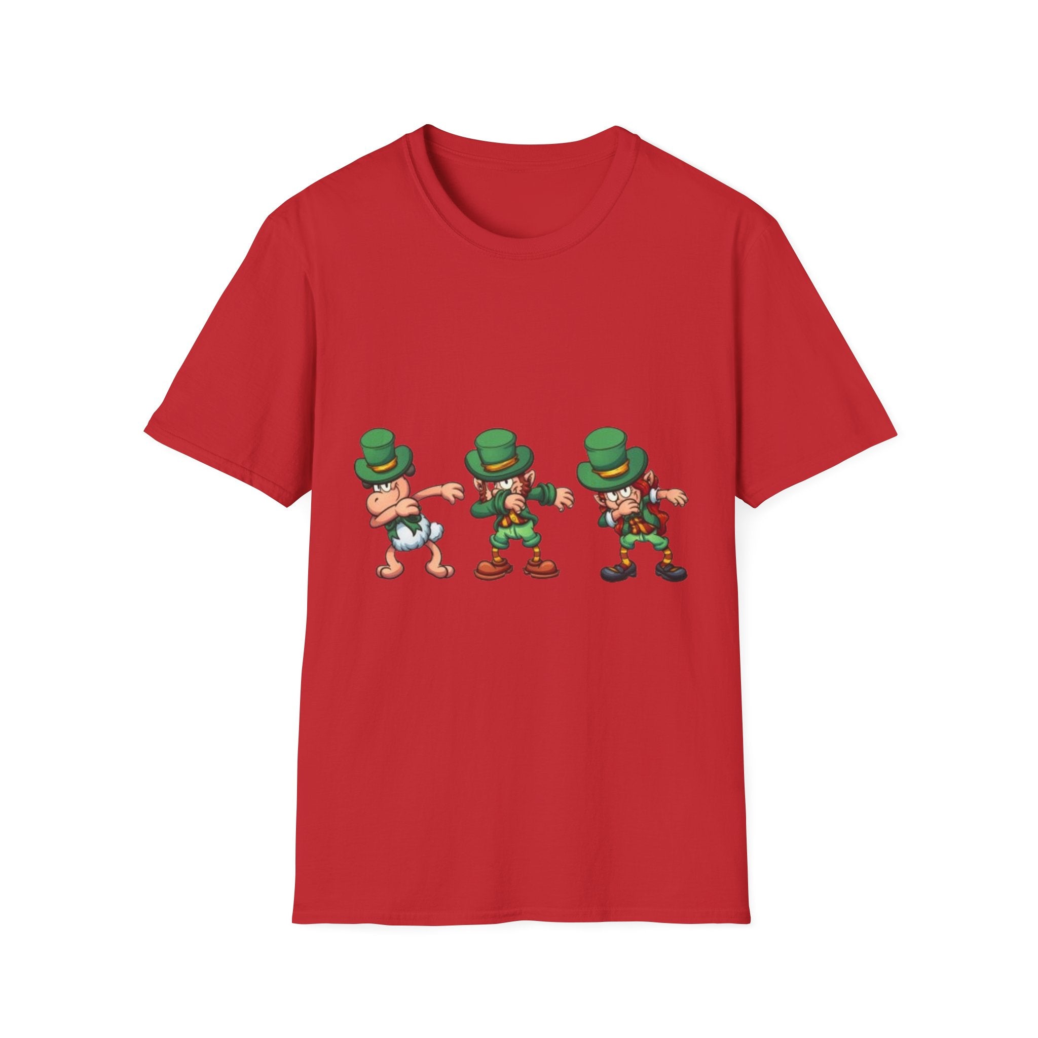 Dabbing Leprechaun Unisex Softstyle T-Shirt