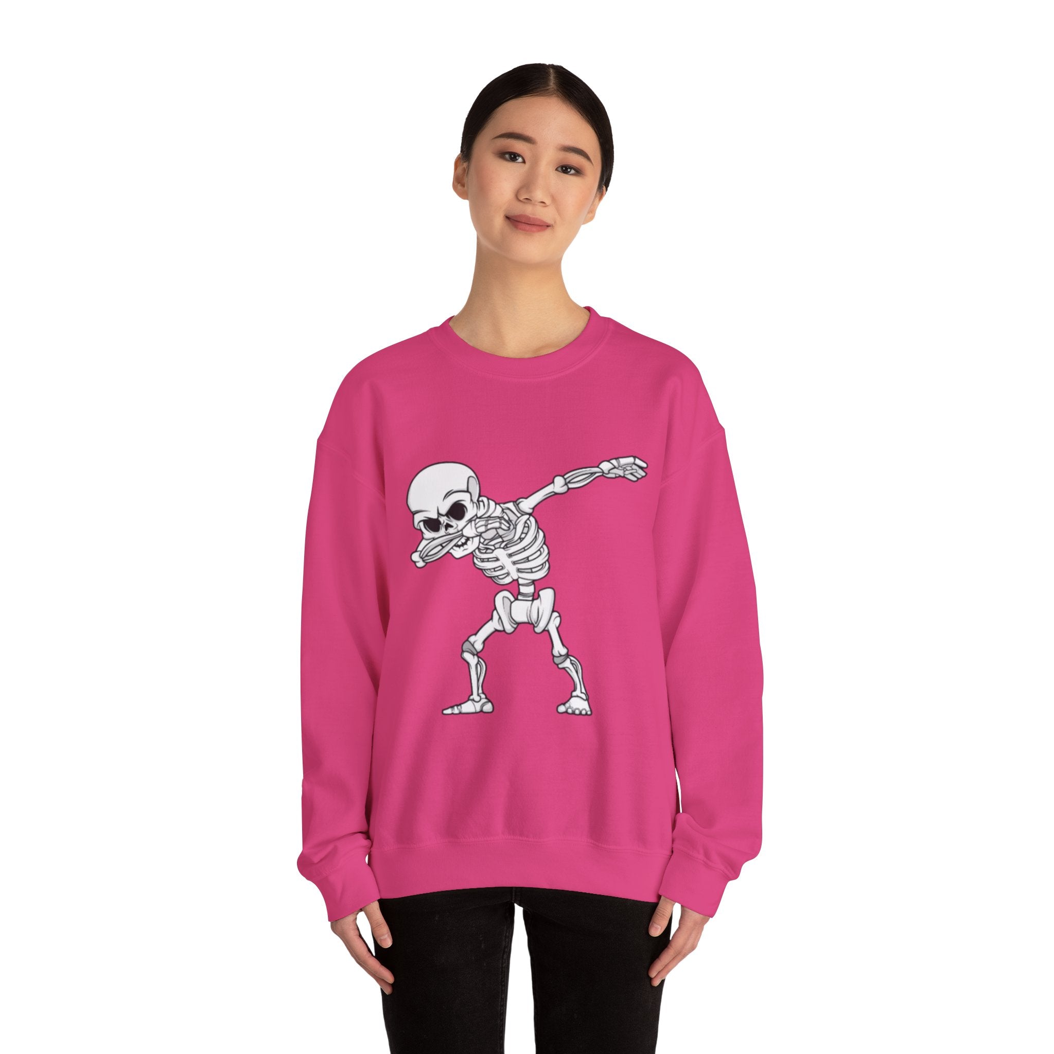Dabbing Skeleton Unisex Crewneck Sweatshirt