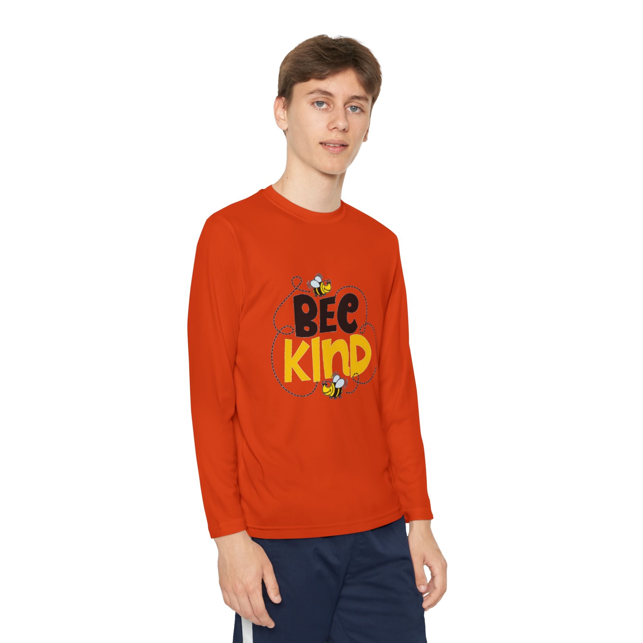 Bee Kind Youth Long Sleeve Competitor T-Shirt