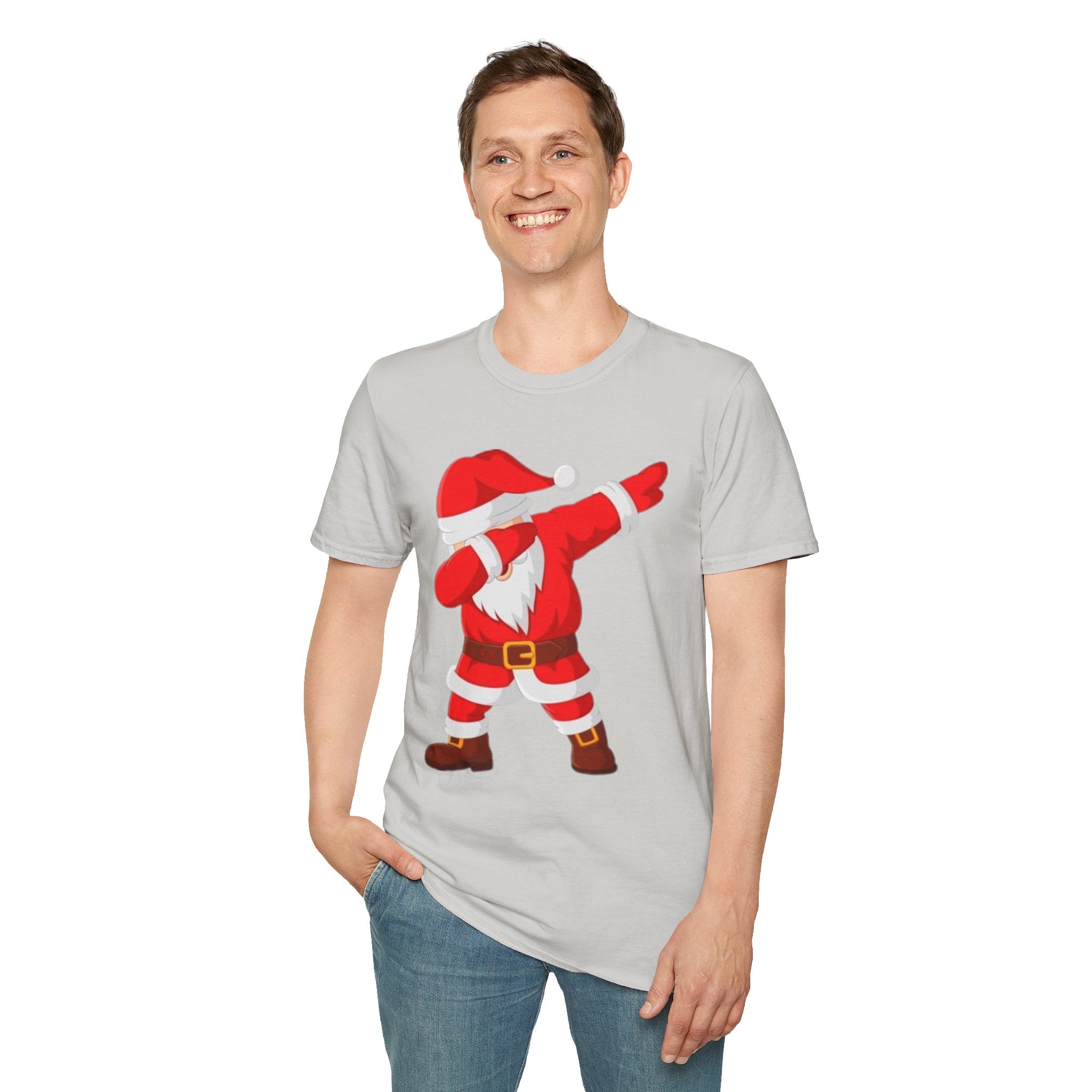 Dabbing Santa Unisex Softstyle T-Shirt